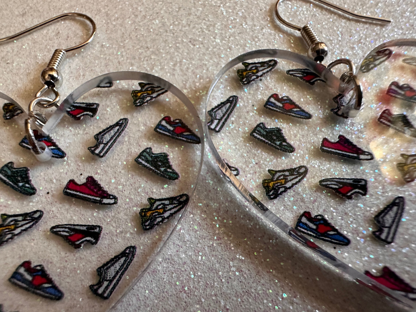 Running Shoes Earrings: Laser Cut Acrylic Shoes, Sports Shoes, Sneakers, Runner, Fashion, Track, Trainer, Sport, Best Gifts for Her/Him/Them