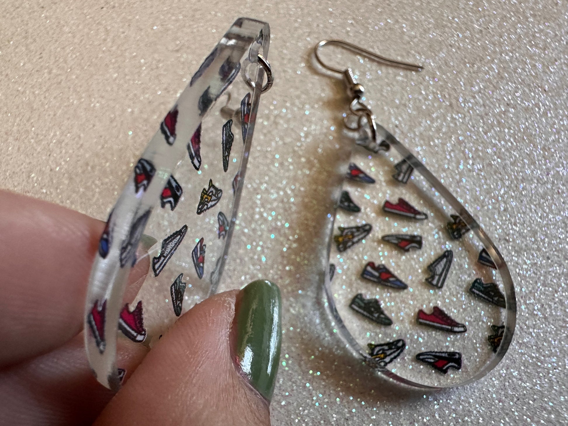 Running Shoes Earrings: Laser Cut Acrylic Shoes, Sports Shoes, Sneakers, Runner, Fashion, Track, Trainer, Sport, Best Gifts for Her/Him/Them