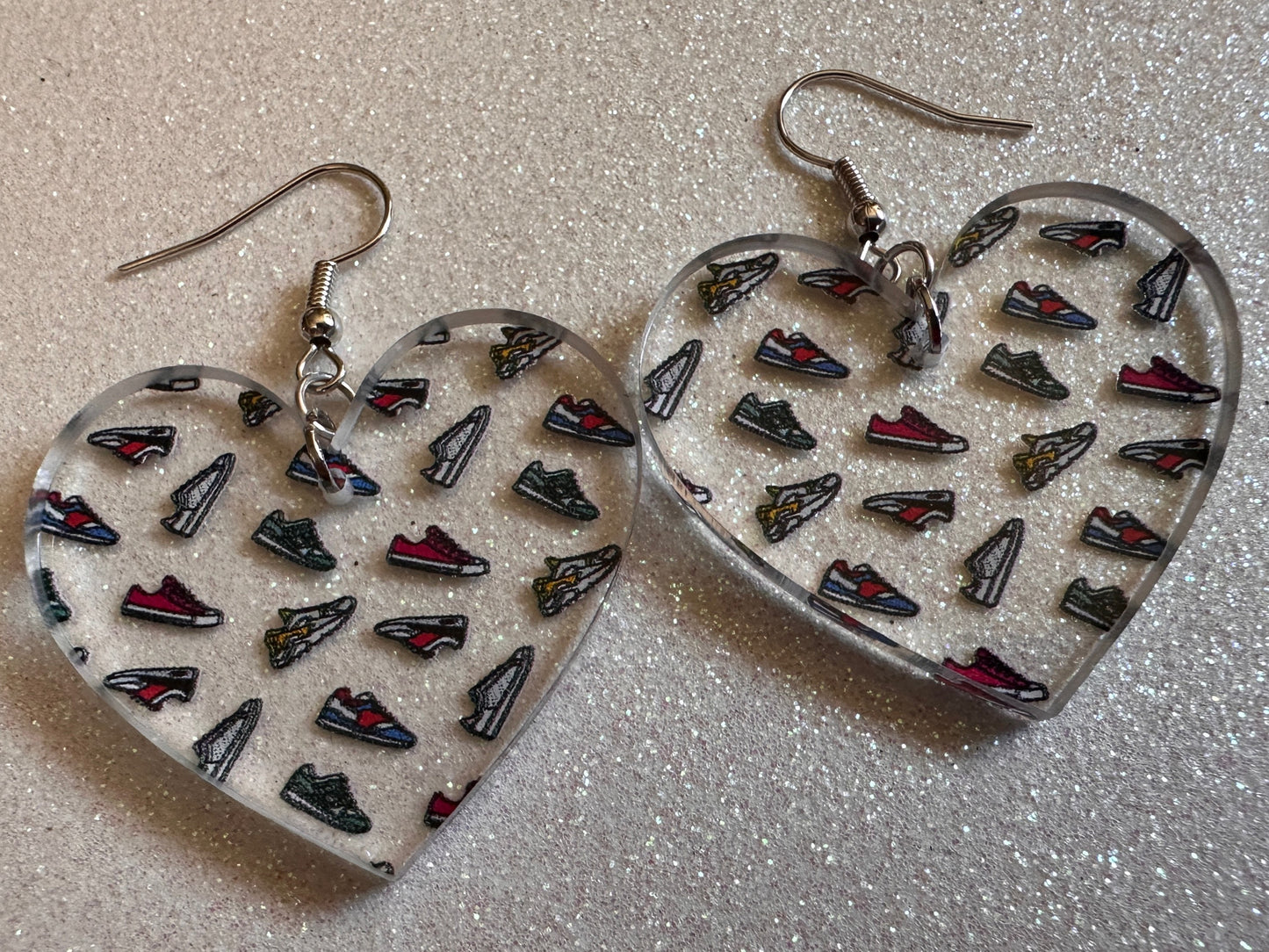 Running Shoes Earrings: Laser Cut Acrylic Shoes, Sports Shoes, Sneakers, Runner, Fashion, Track, Trainer, Sport, Best Gifts for Her/Him/Them