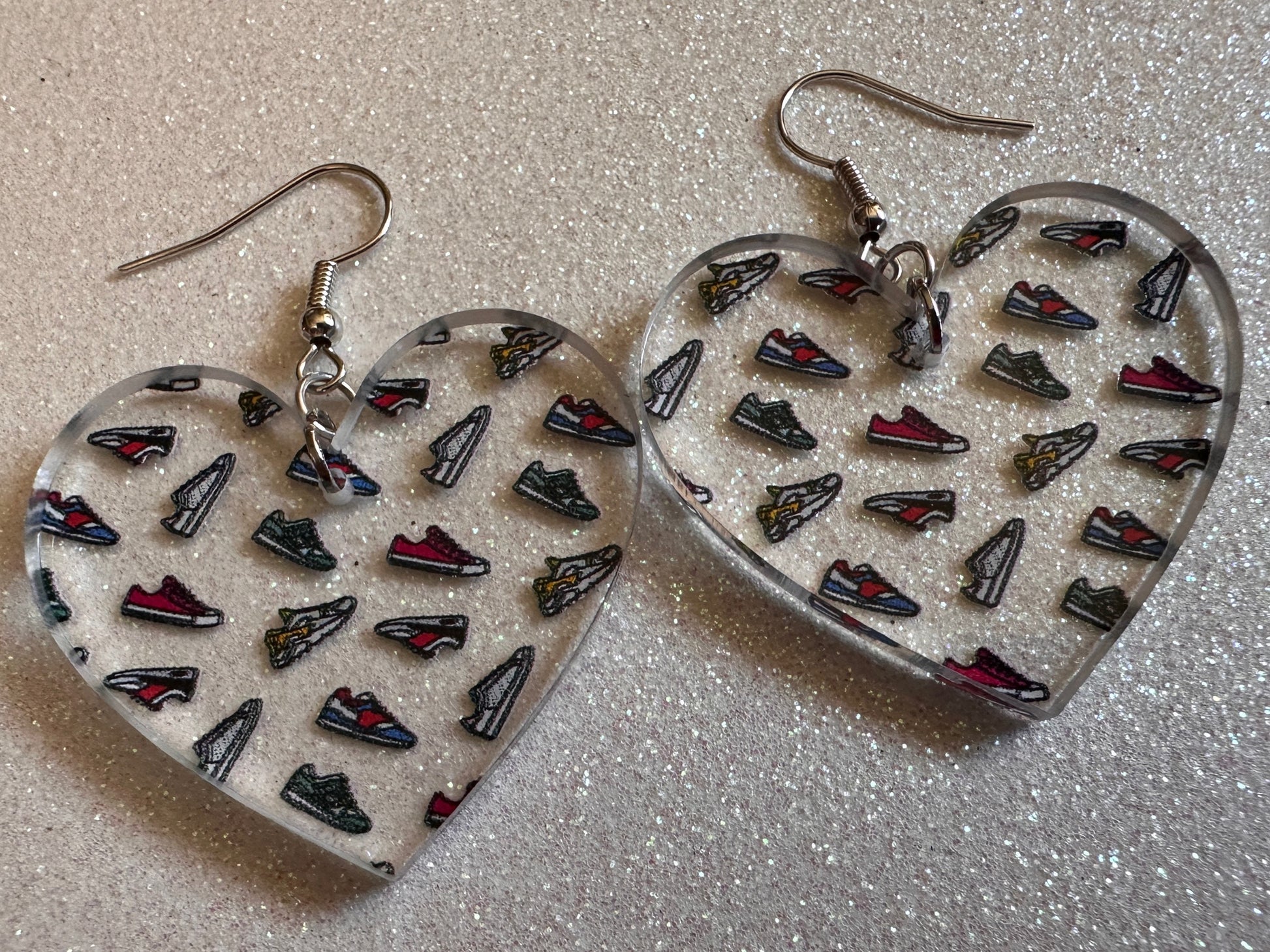 Running Shoes Earrings: Laser Cut Acrylic Shoes, Sports Shoes, Sneakers, Runner, Fashion, Track, Trainer, Sport, Best Gifts for Her/Him/Them