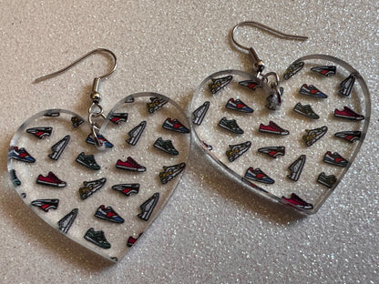 Running Shoes Earrings: Laser Cut Acrylic Shoes, Sports Shoes, Sneakers, Runner, Fashion, Track, Trainer, Sport, Best Gifts for Her/Him/Them