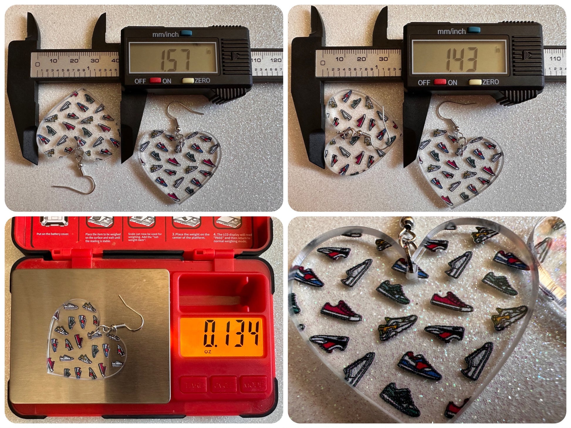 Running Shoes Earrings: Laser Cut Acrylic Shoes, Sports Shoes, Sneakers, Runner, Fashion, Track, Trainer, Sport, Best Gifts for Her/Him/Them
