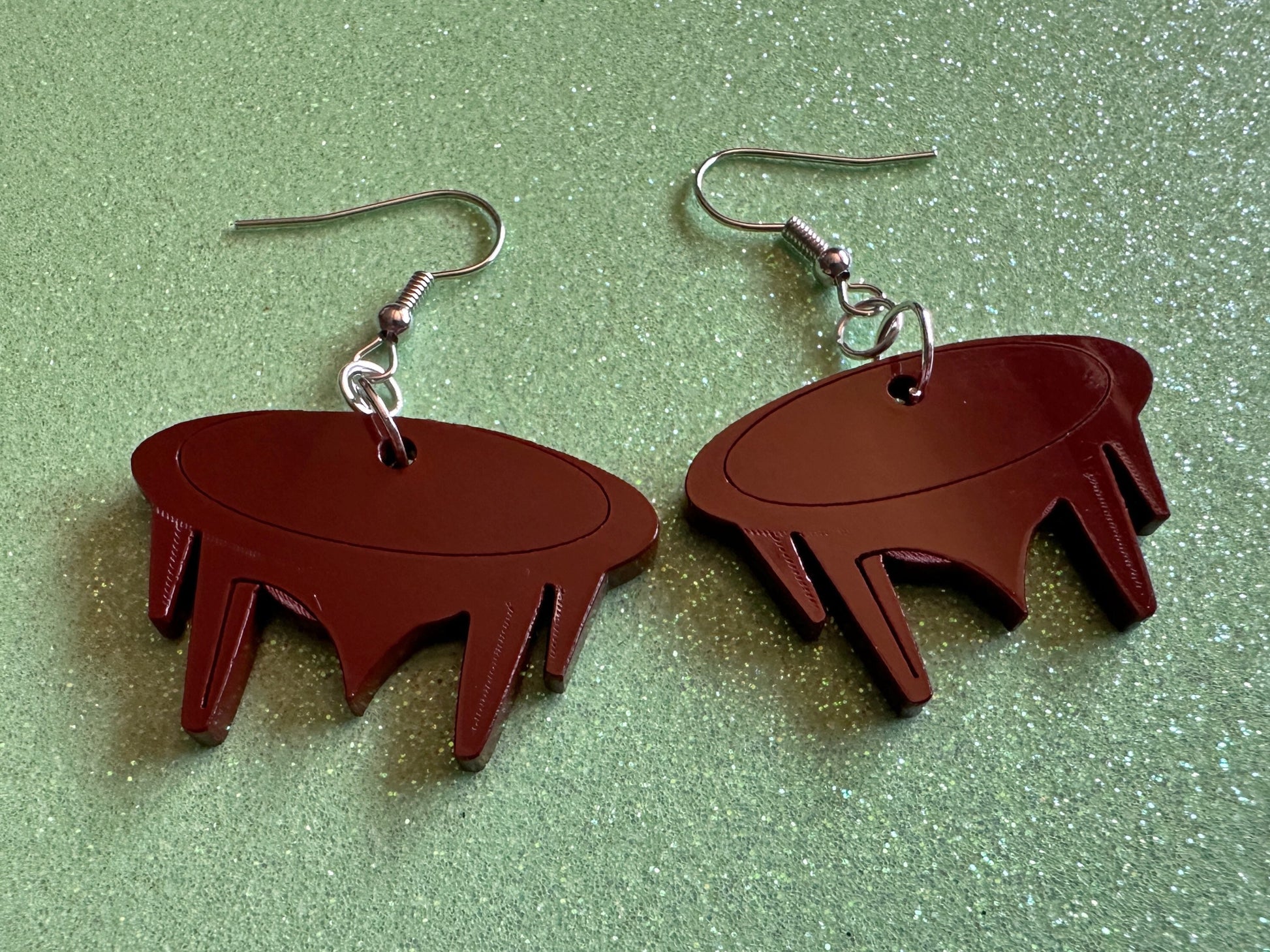 Samoan Style Tanoa Earrings: Laser Cut Acrylic Earrings, Kava, Hawaii, Polynesian Culture, Herb, Morning Brew, Gifts for Her/Him/Them