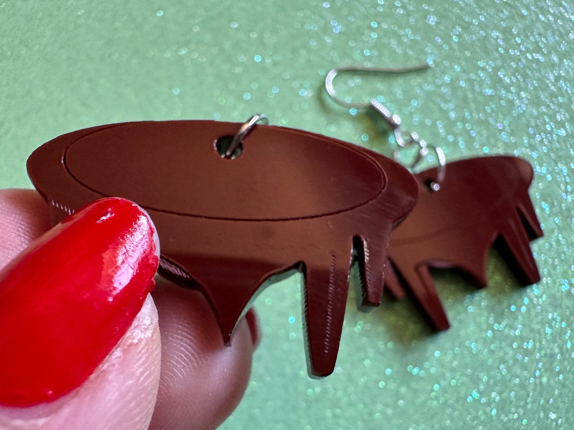 Samoan Style Tanoa Earrings: Laser Cut Acrylic Earrings, Kava, Hawaii, Polynesian Culture, Herb, Morning Brew, Gifts for Her/Him/Them
