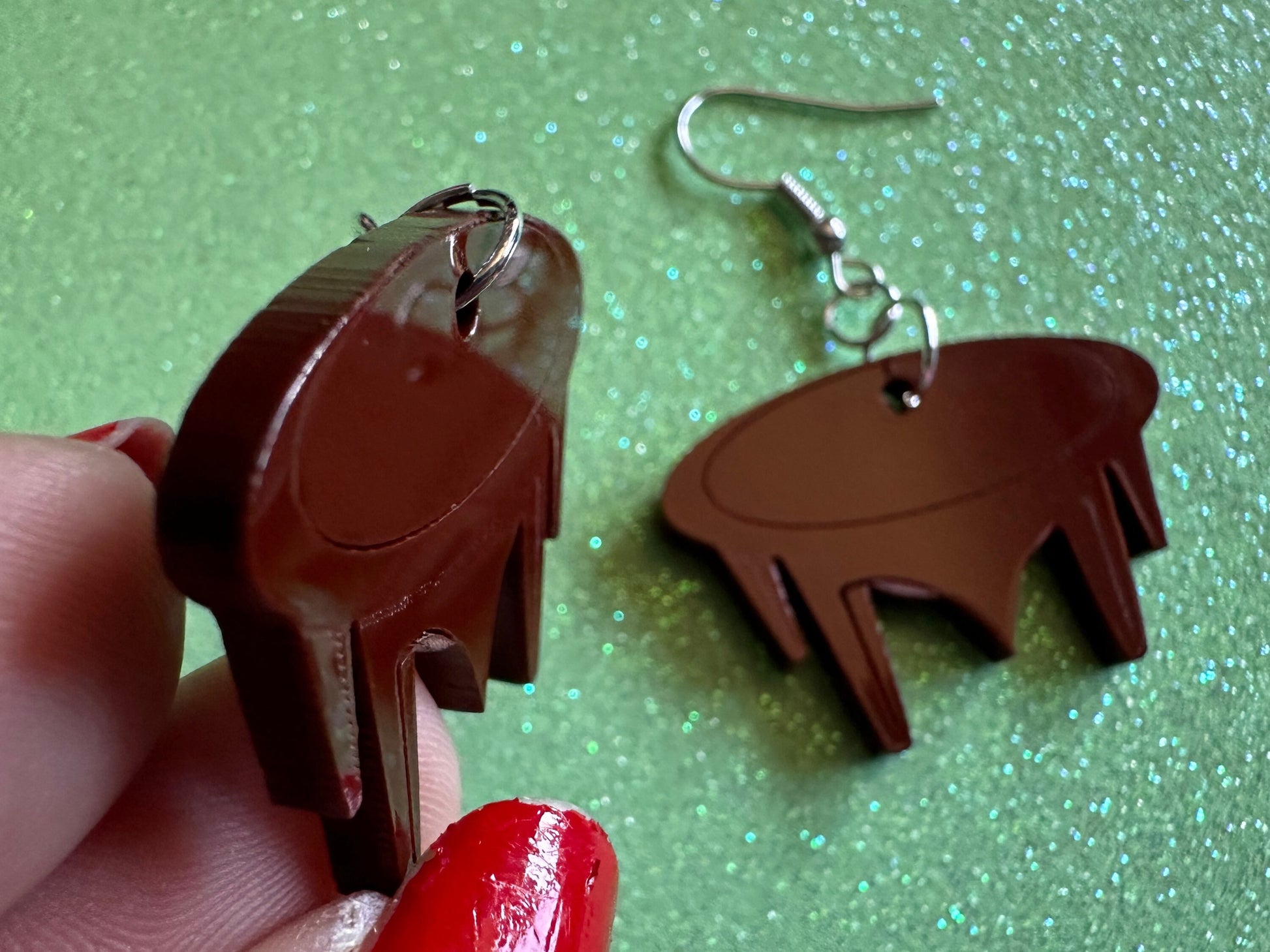 Samoan Style Tanoa Earrings: Laser Cut Acrylic Earrings, Kava, Hawaii, Polynesian Culture, Herb, Morning Brew, Gifts for Her/Him/Them