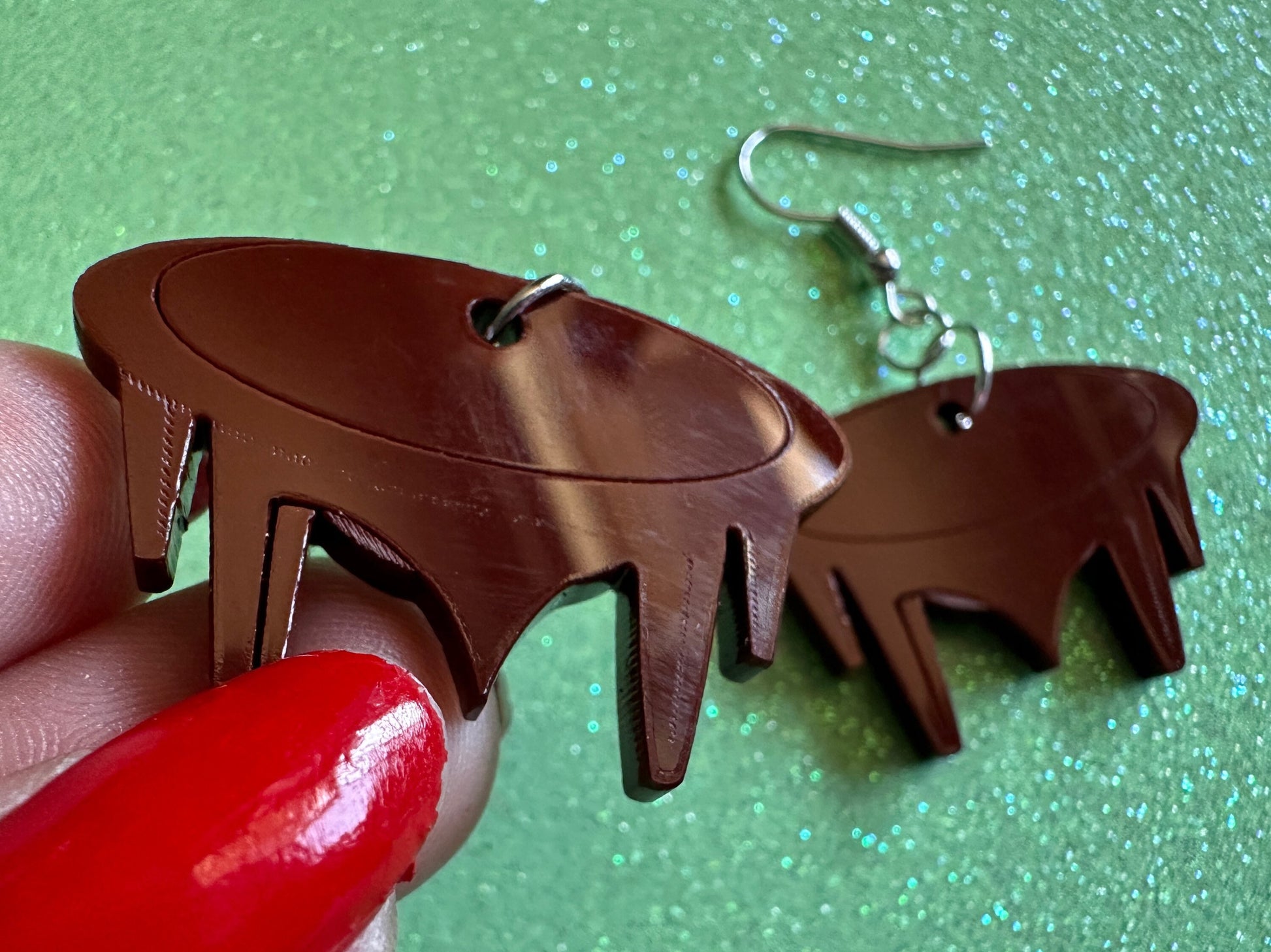 Samoan Style Tanoa Earrings: Laser Cut Acrylic Earrings, Kava, Hawaii, Polynesian Culture, Herb, Morning Brew, Gifts for Her/Him/Them