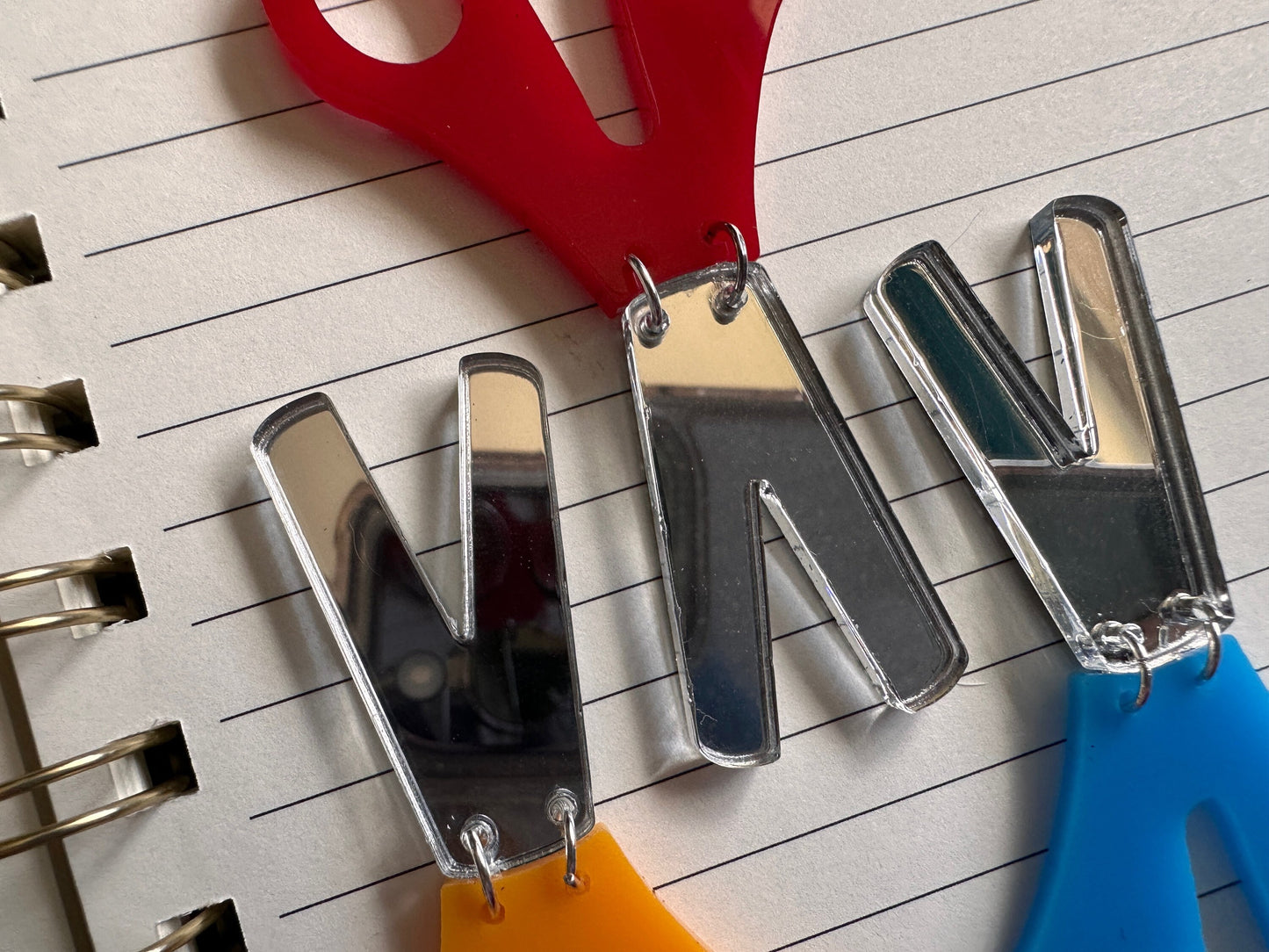 Scissor Earrings: Laser Cut Acrylic Scissors, Stationary, Teacher, Student, Craft, Art, Cut, Office, Back to School, Gifts for Her/Him/Them