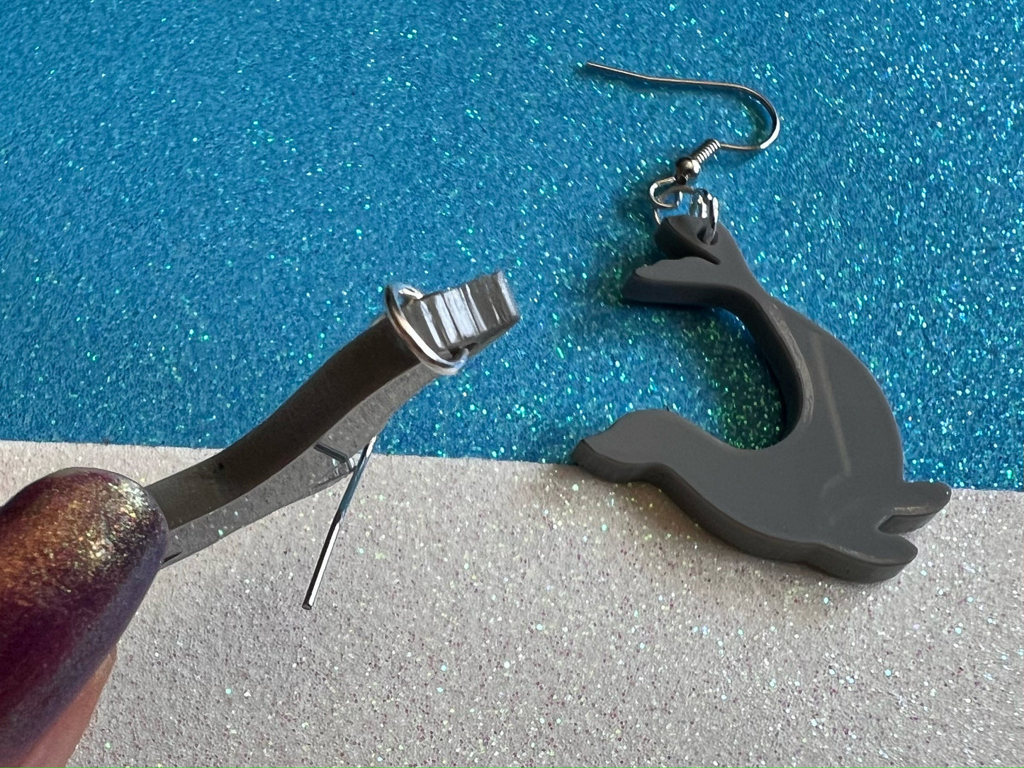 Seal Earrings: Laser Cut Acrylic Seals, Simple Seal Outline, Seal Silhouette, Ocean Animals, Ocean World, Best Gifts for Her/Him/Them