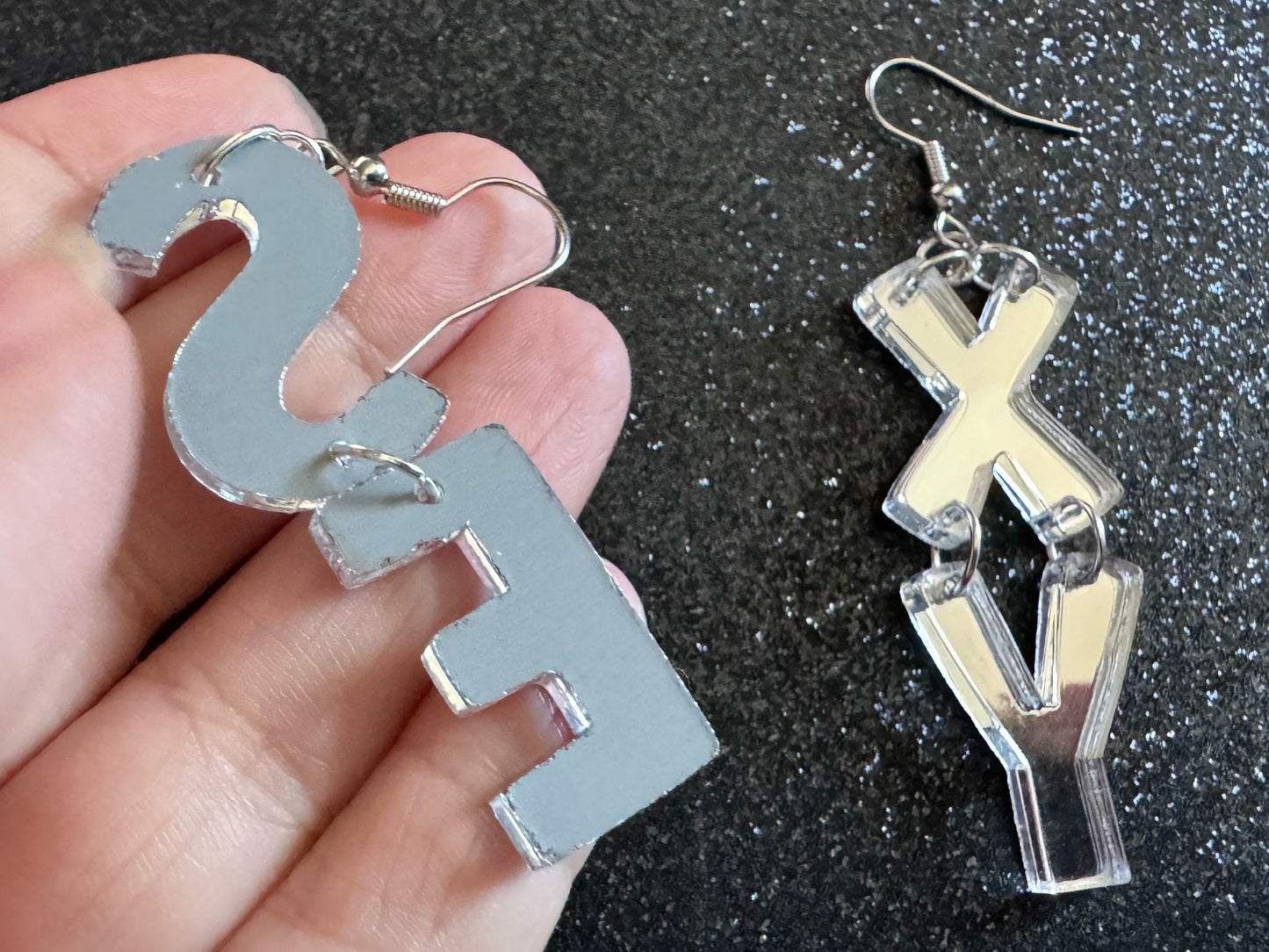 Sexy Earrings: Laser Cut Words, Gag Gift, BFFS, Best Friend Gift, Girlfriends, Funny Bachelorette, Anniversary, Best Gifts for Her/Him/Them