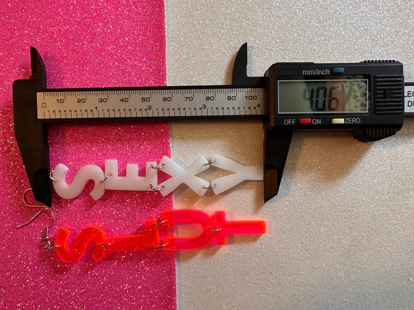 Sexy Slut Earrings: Laser Cut Words, Gag Gift, BFFS, Best Friend Gift, Girlfriends, Funny Bachelorette, Anniversary, Gifts for Her/Him/Them