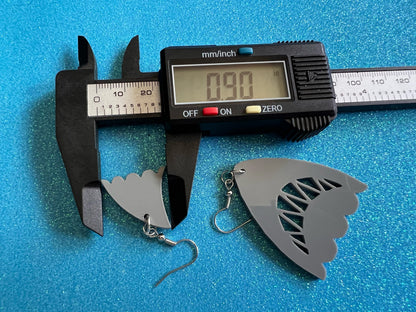 Shark Earrings: Laser Cut Acrylic Sharks, Shark Week, Shark Teeth, Shark Fin, Shark Jaw, Aquarium, Ocean Animals, Gifts for Her/Him/Them