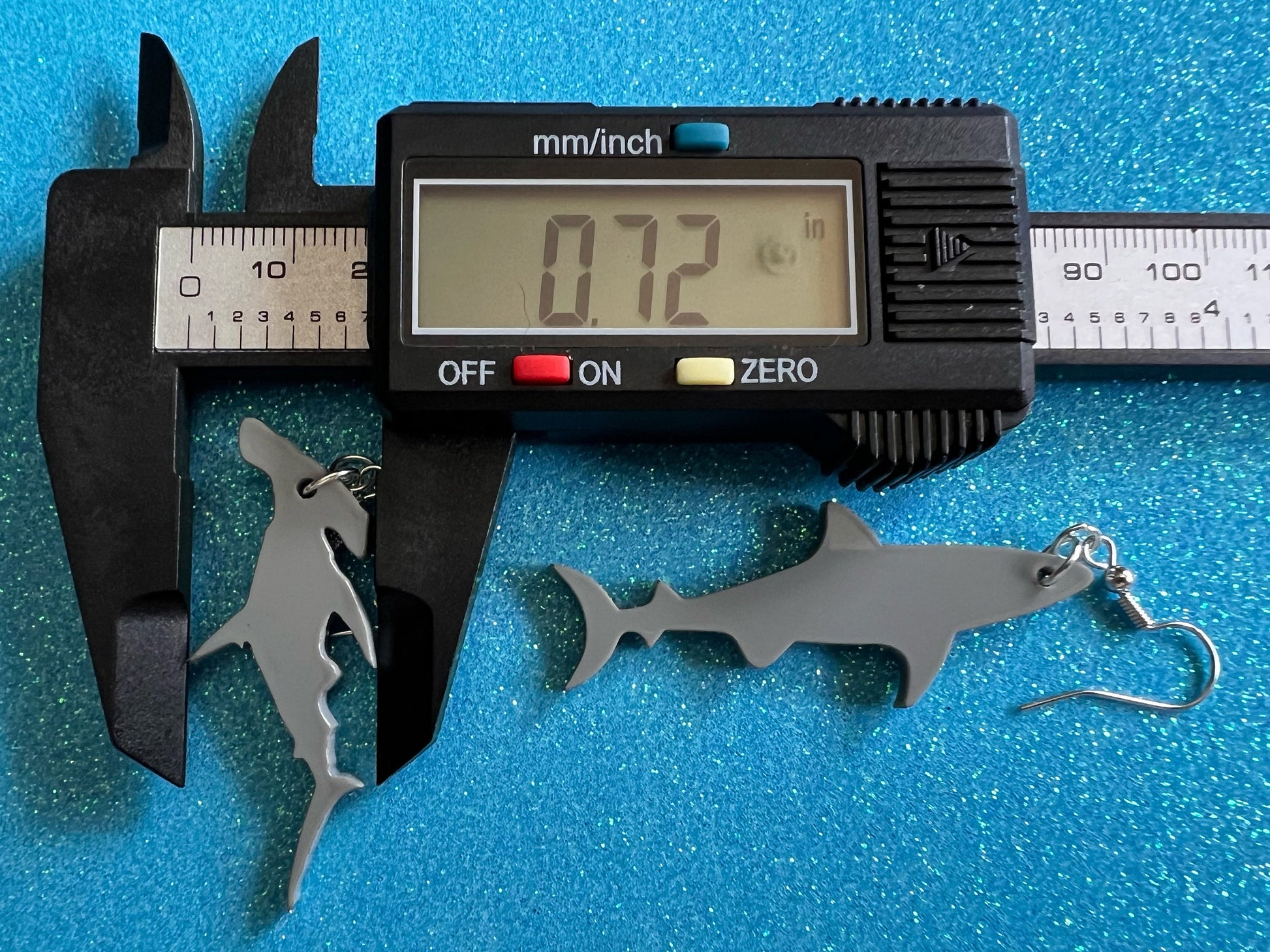 Shark Earrings: Laser Cut Acrylic Sharks, Shark Week, Shark Teeth, Shark Fin, Shark Jaw, Aquarium, Ocean Animals, Gifts for Her/Him/Them