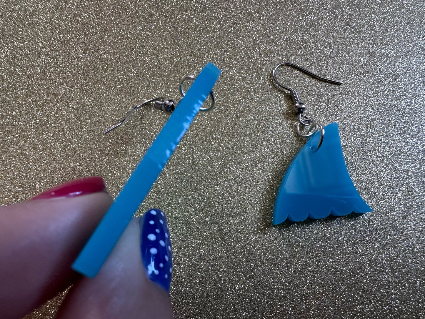 Shark Earrings: Laser Cut Acrylic Sharks, Shark Week, Shark Teeth, Shark Fin, Sharks, Aquarium, Ocean Animals, Best Gifts for Her/Him/Them