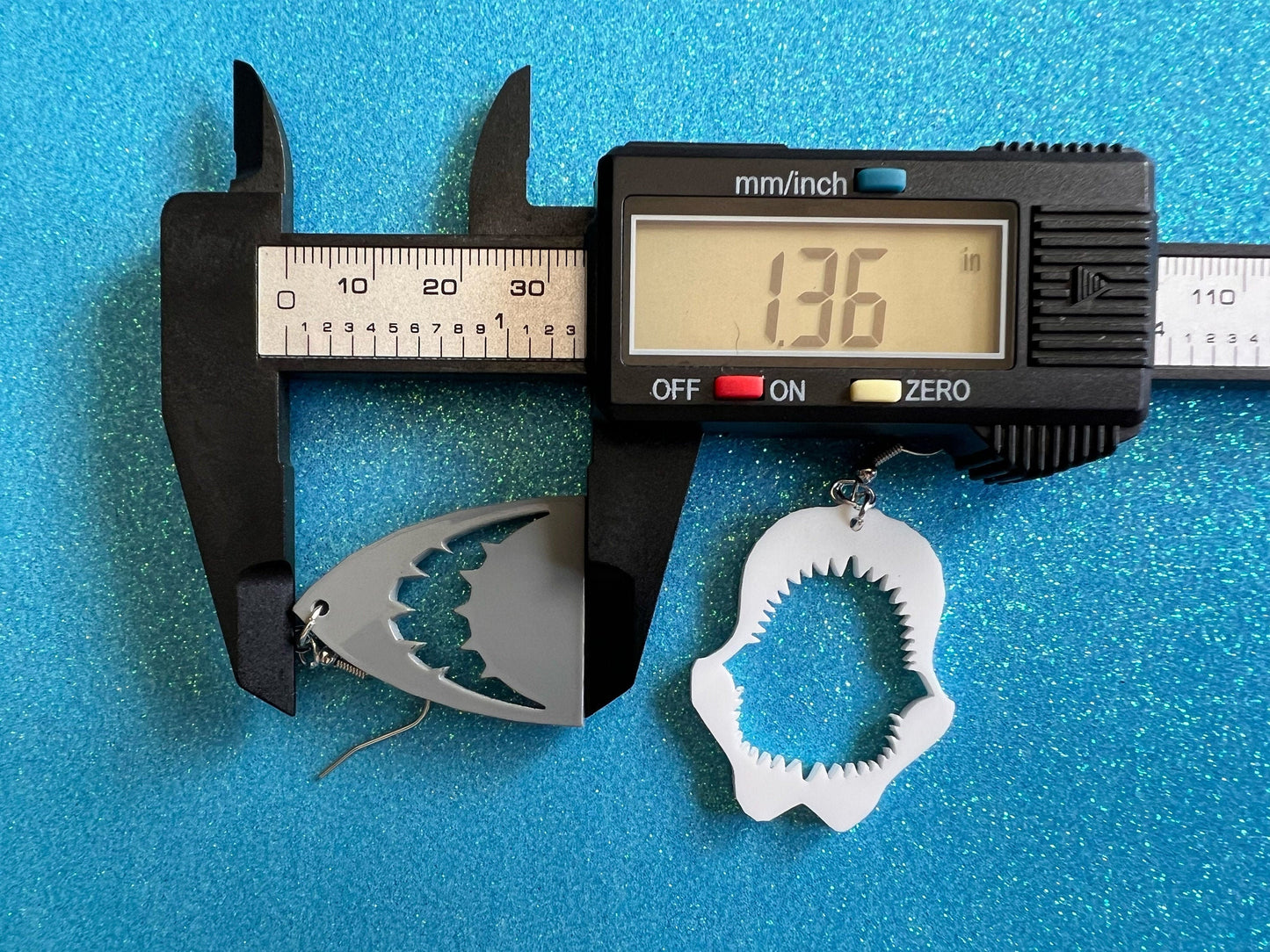 Shark Earrings: Laser Cut Acrylic Sharks, Shark Week, Shark Teeth, Shark Jaw Skeleton, Aquarium, Ocean Animals, Best Gifts for Her/Him/Them