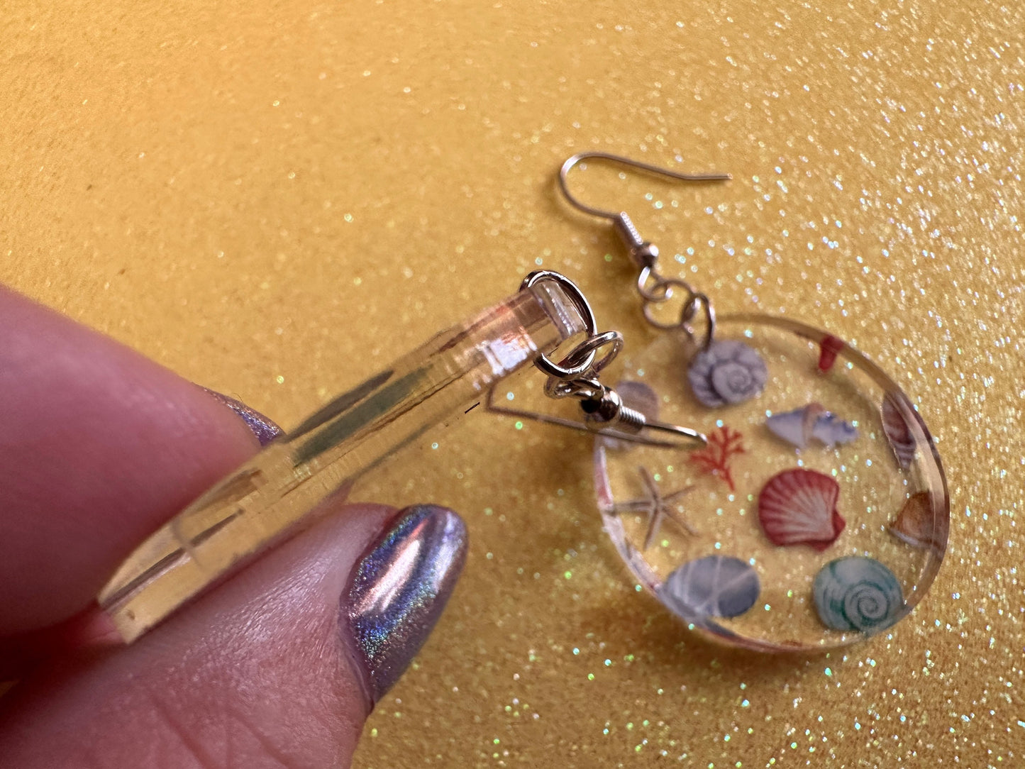 Shell Earrings: Laser Cut Acrylic Shells, Ocean, Beach, Oyster, Shells, Mollusks, Starfish, Clam, Sea, Shell, Best Gifts for Her/Him/Them