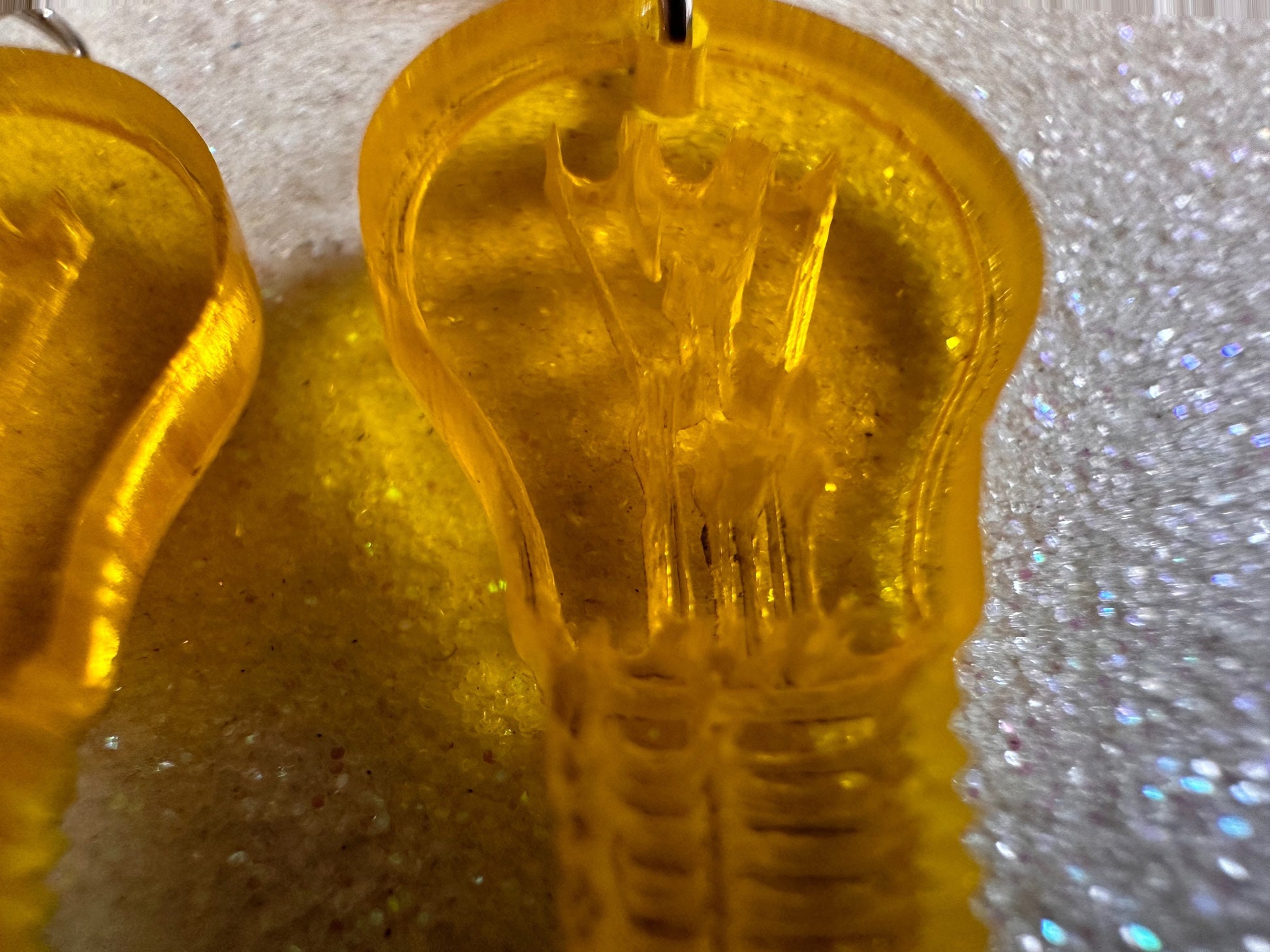Small Idea Lightbulb Earrings: Laser Cut Acrylic Lightbulbs, Eureka, Motivational, Bright Light, Lamp, Best Gifts for Her/Him/Them