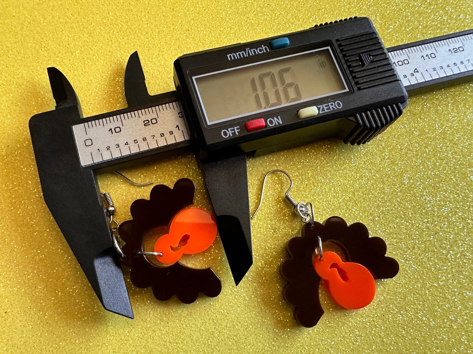 Small Turkey Earrings: Laser Cut Acrylic Turkeys, Thanksgiving, Holiday, Give Thanks, Family, Friendsgiving, Chicken, Gifts for Her/Him/Them