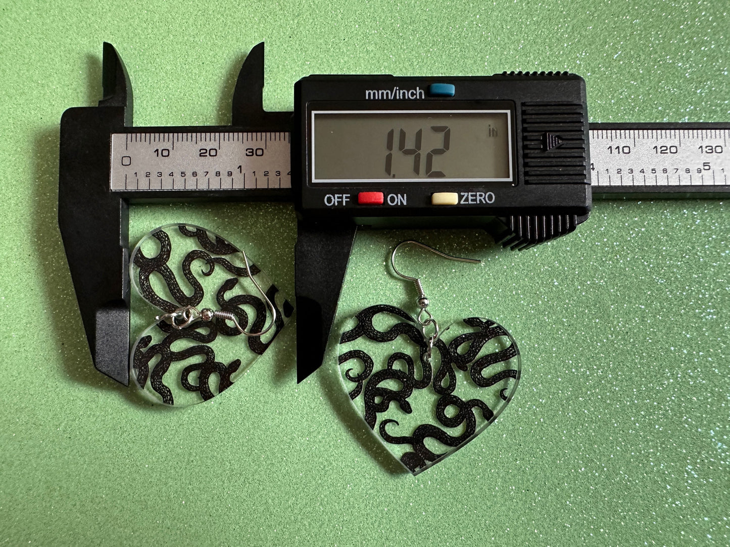 Snake Earrings: Laser Cut Acrylic Snakes, Reptile, Zoo, Nope Rope, Halloween, Cobra, Animals, Black Snakes, Best Gifts for Her/Him/Them