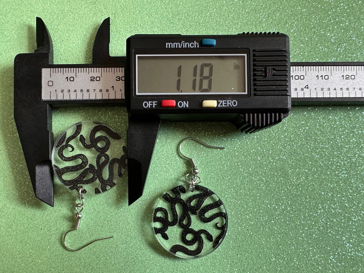 Snake Earrings: Laser Cut Acrylic Snakes, Reptile, Zoo, Nope Rope, Halloween, Cobra, Animals, Black Snakes, Best Gifts for Her/Him/Them