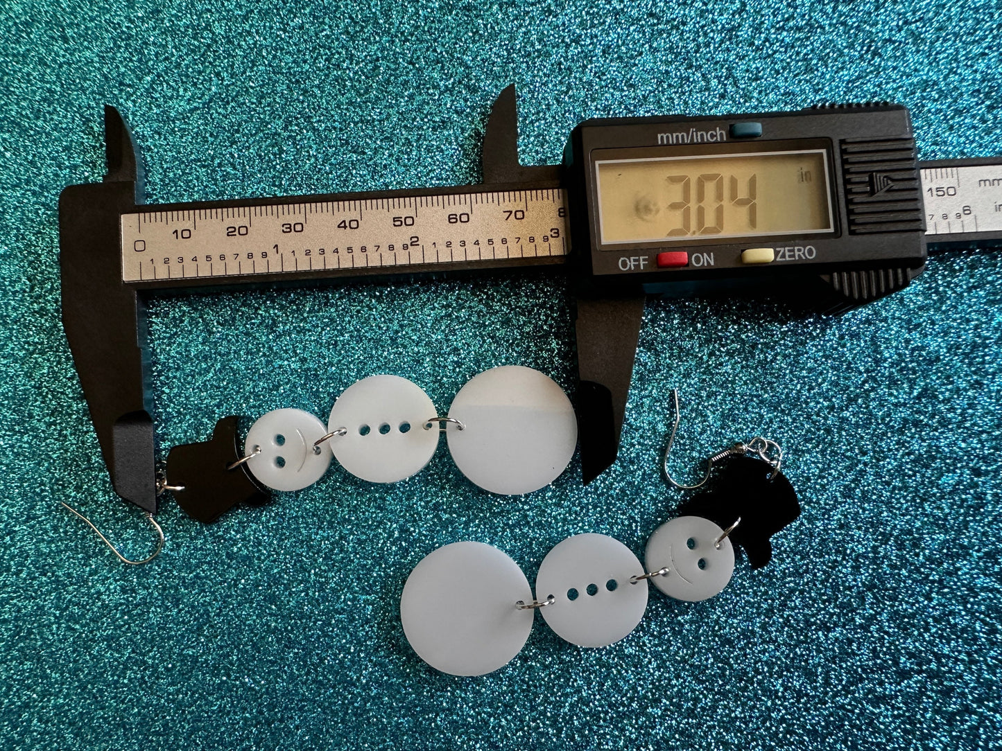 Snowman Earrings: Laser Cut Acrylic Snowmen with Hats, Snow Person, Christmas, Holidays, X-mas, Xmas, Snow, Winter, Gifts for Her/Him/Them