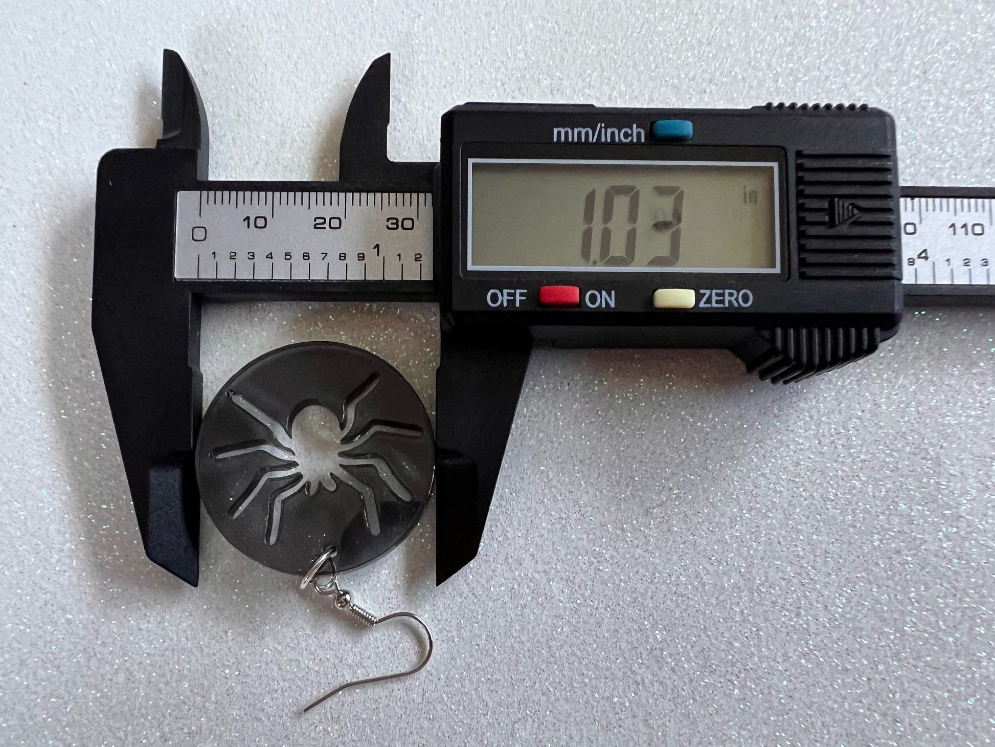 Spider Earrings: Laser Cut Acrylic Spiders, Halloween, Holiday, Insect, Bug, Horror, Scary, Spooky, Best Gifts for Her/Him/Them