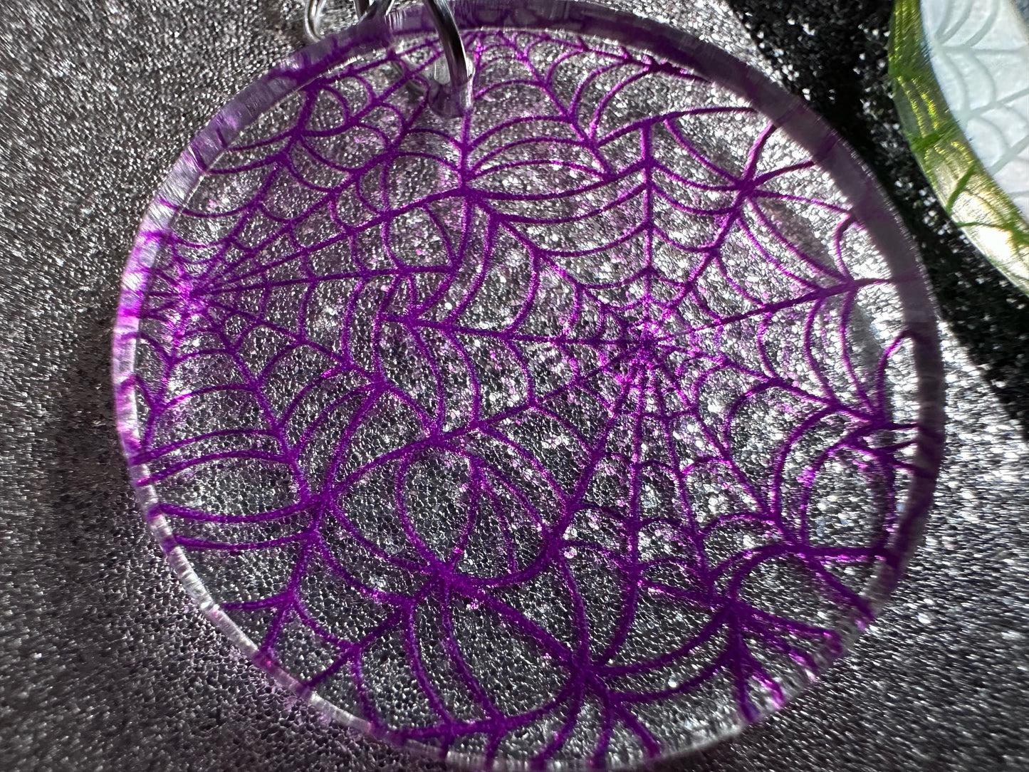 Spiderweb Earrings: Laser Cut Acrylic Spider Webs, Halloween, Spiders, Insect, Bug, Horror, Scary, Spooky, Best Gifts for Her/Him/Them