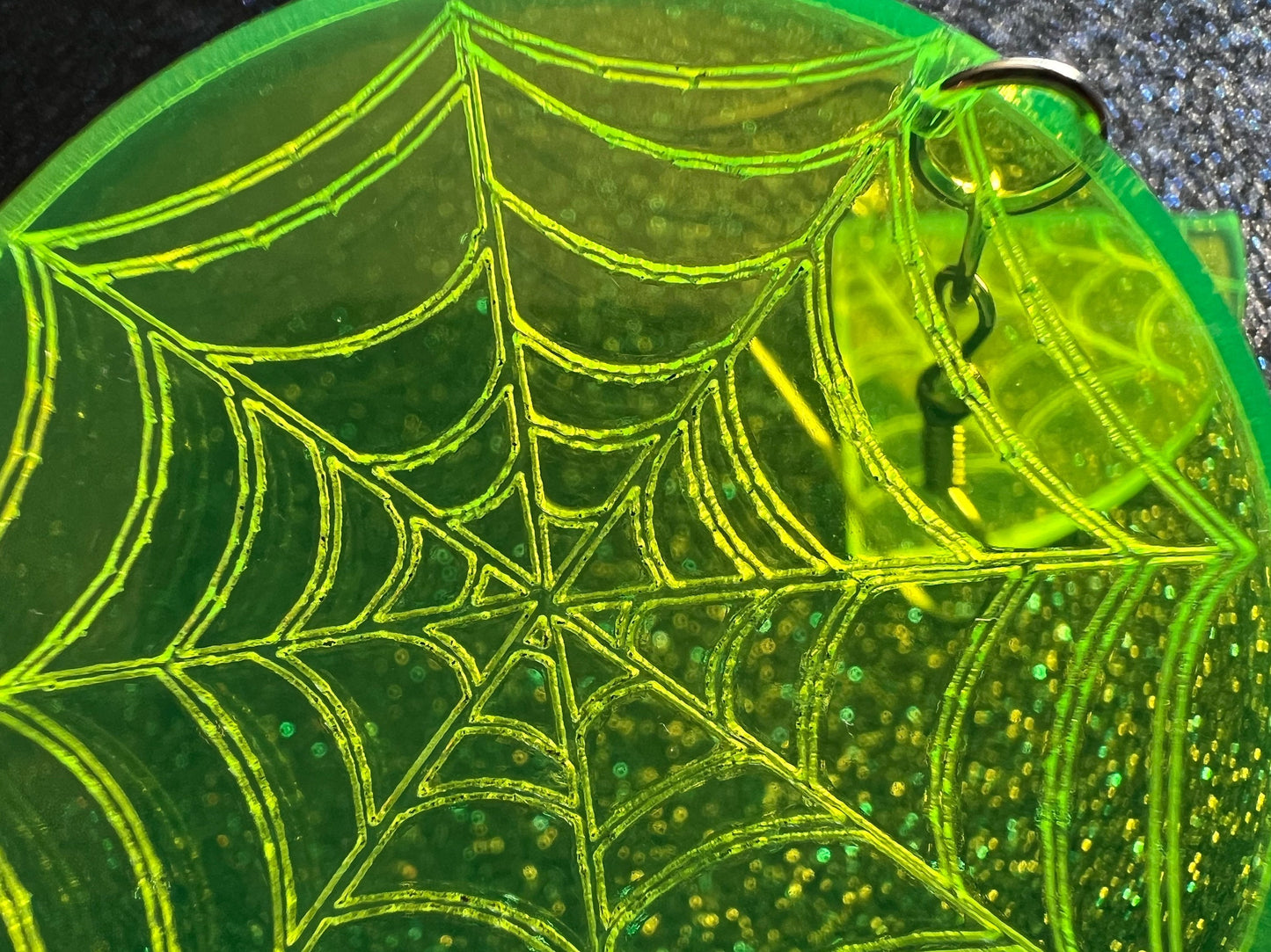 Spiderweb Earrings: Laser Cut Acrylic Spider's Web, Halloween, Holiday, Insect, Bug, Horror, Scary, Spooky, Best Gifts for Her/Him/Them