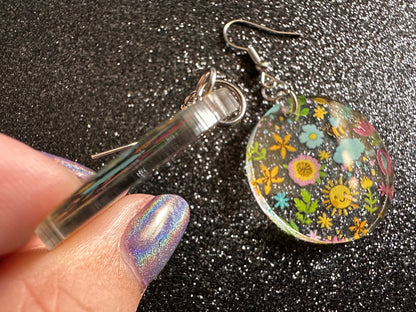 Spring Earrings: Laser Cut Acrylic Earrings, Rain, Birds, Flowers, Rainbows, Summer, Fun, Hearts, Sun, Weather, Best Gifts for Her/Him/Them