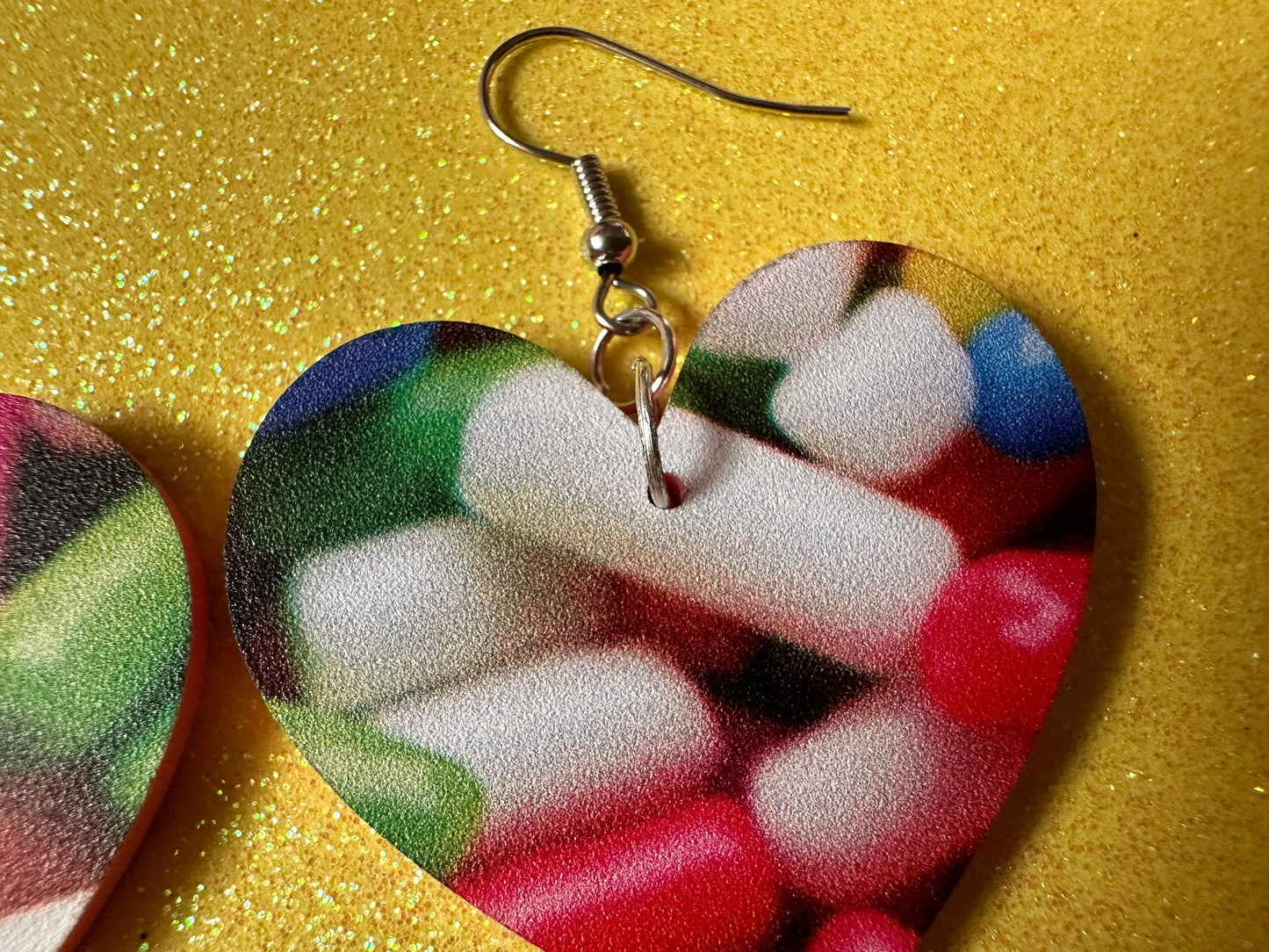 Sprinkles Earrings: Laser Cut Acrylic Sprinkles, Donut Donuts, Dessert, Cake, Ice Cream, Bakery, Food, Pink, Best Gifts for Her/Him/Them