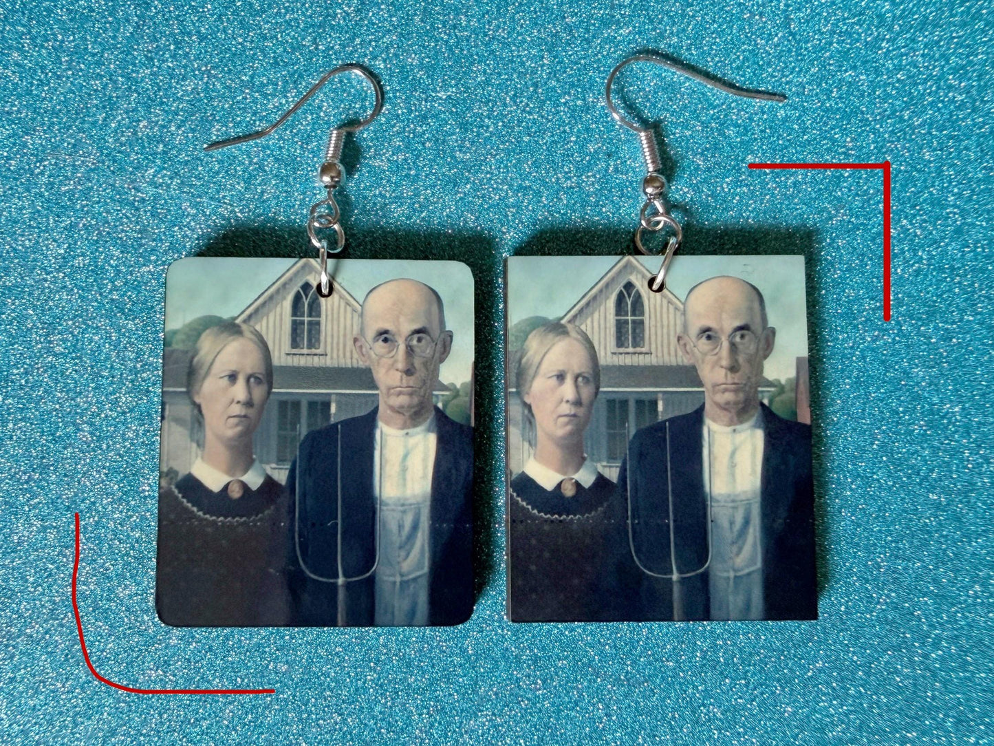 Starry Night Earrings: Laser Cut Acrylic Paintings, Van Gogh Immersive Experience, Famous Painting, Moon, Stars, Best Gifts for Her/Him/Them