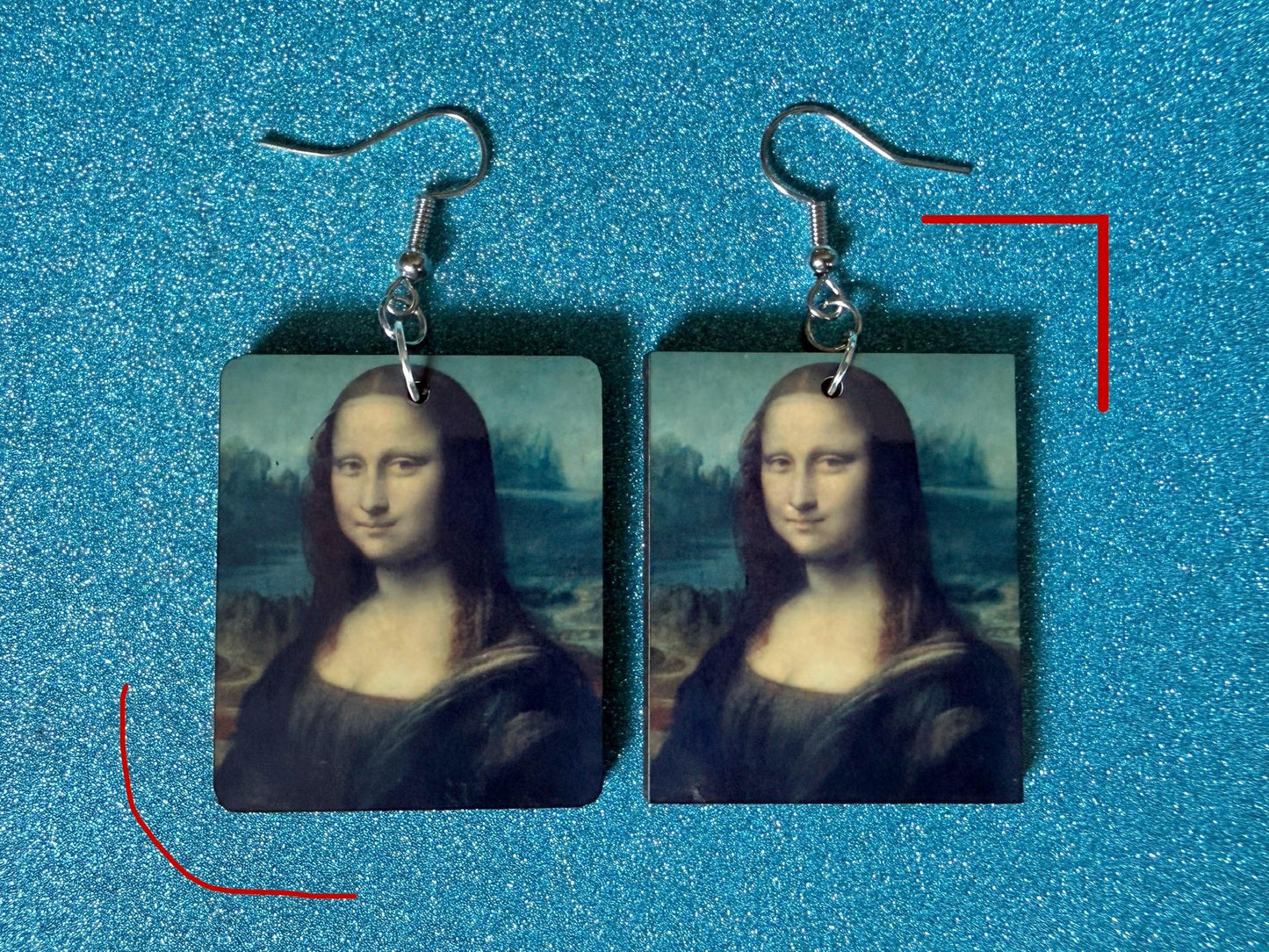 Starry Night Earrings: Laser Cut Acrylic Paintings, Van Gogh Immersive Experience, Famous Painting, Moon, Stars, Best Gifts for Her/Him/Them