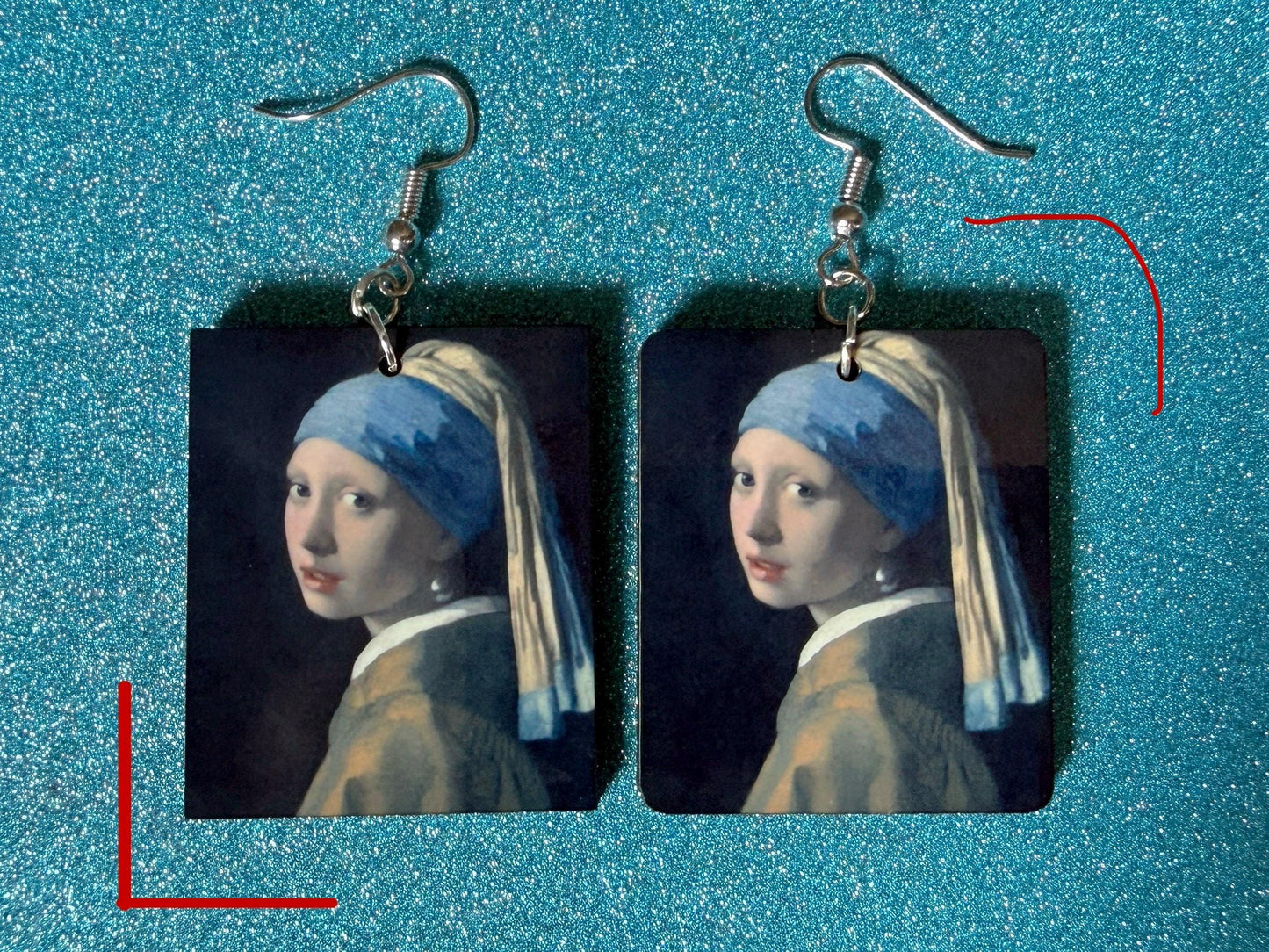 Starry Night Earrings: Laser Cut Acrylic Paintings, Van Gogh Immersive Experience, Famous Painting, Moon, Stars, Best Gifts for Her/Him/Them