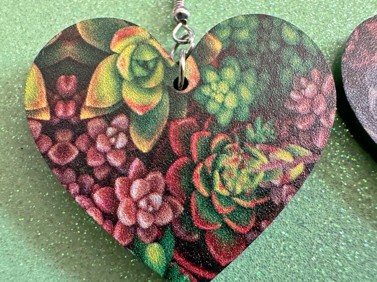 Succulent Earrings: Laser Cut Acrylic Succulents, Cacti, House Plants, Greenhouse, Botany, Green Earrings, Best Gifts for Her/Him/Them
