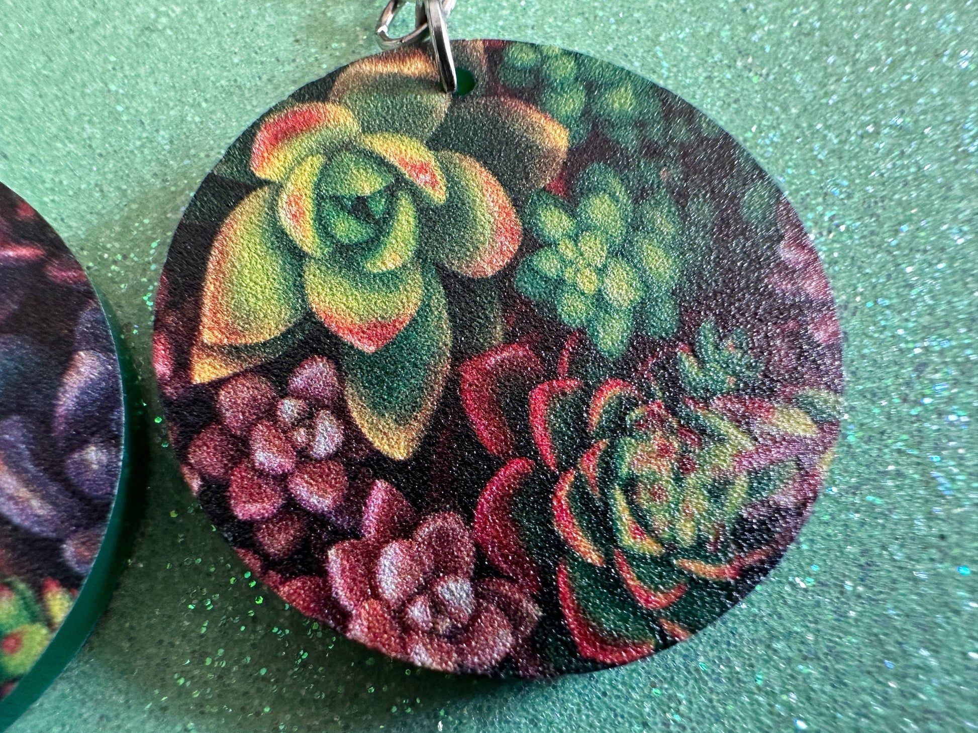 Succulent Earrings: Laser Cut Acrylic Succulents, Cacti, House Plants, Greenhouse, Botany, Green Earrings, Best Gifts for Her/Him/Them