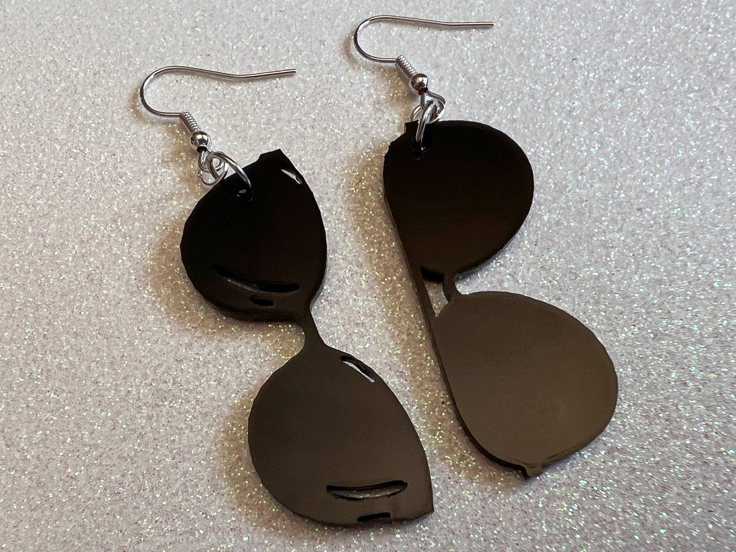 Sunglasses Earrings: Laser Cut Acrylic Sunglasses, Costumes, Cool, Summer Vibes, Best Gifts for Her/Him/Them