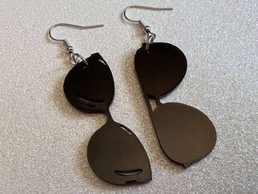 Sunglasses Earrings: Laser Cut Acrylic Sunglasses, Costumes, Cool, Summer Vibes, Best Gifts for Her/Him/Them