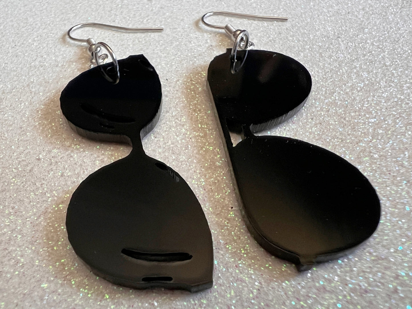 Sunglasses Earrings: Laser Cut Acrylic Sunglasses, Costumes, Cool, Summer Vibes, Best Gifts for Her/Him/Them