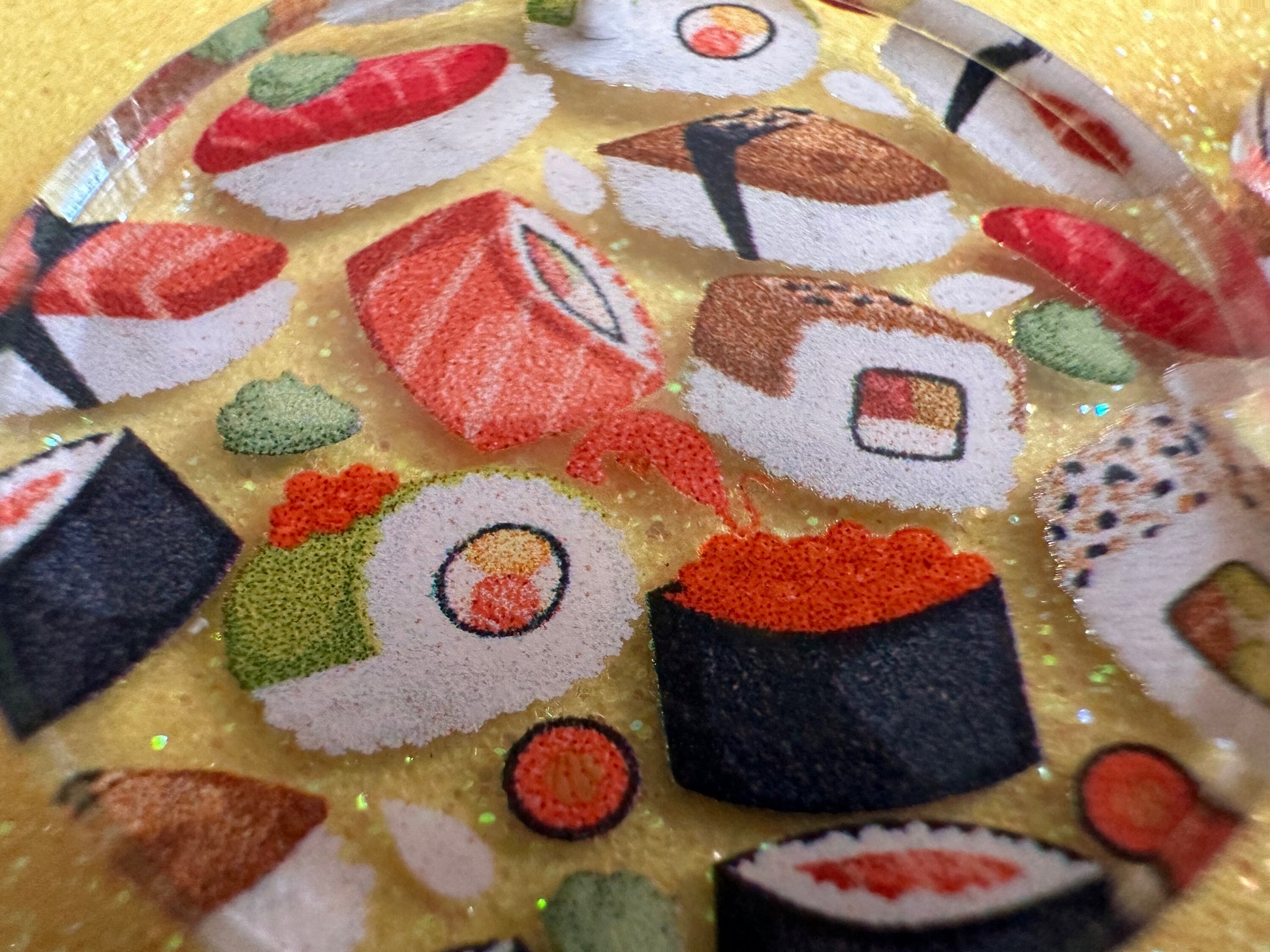Sushi Earrings: Laser Cut Acrylic Sushi Earrings, Seafood, Fish, Japanese, Nigiri, Sushi Rolls, Caviar, Novelty, Best Gifts for Her/Him/Them