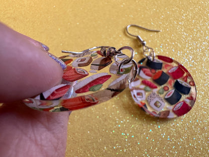 Sushi Earrings: Laser Cut Acrylic Sushi Earrings, Seafood, Fish, Japanese, Nigiri, Sushi Rolls, Caviar, Novelty, Best Gifts for Her/Him/Them