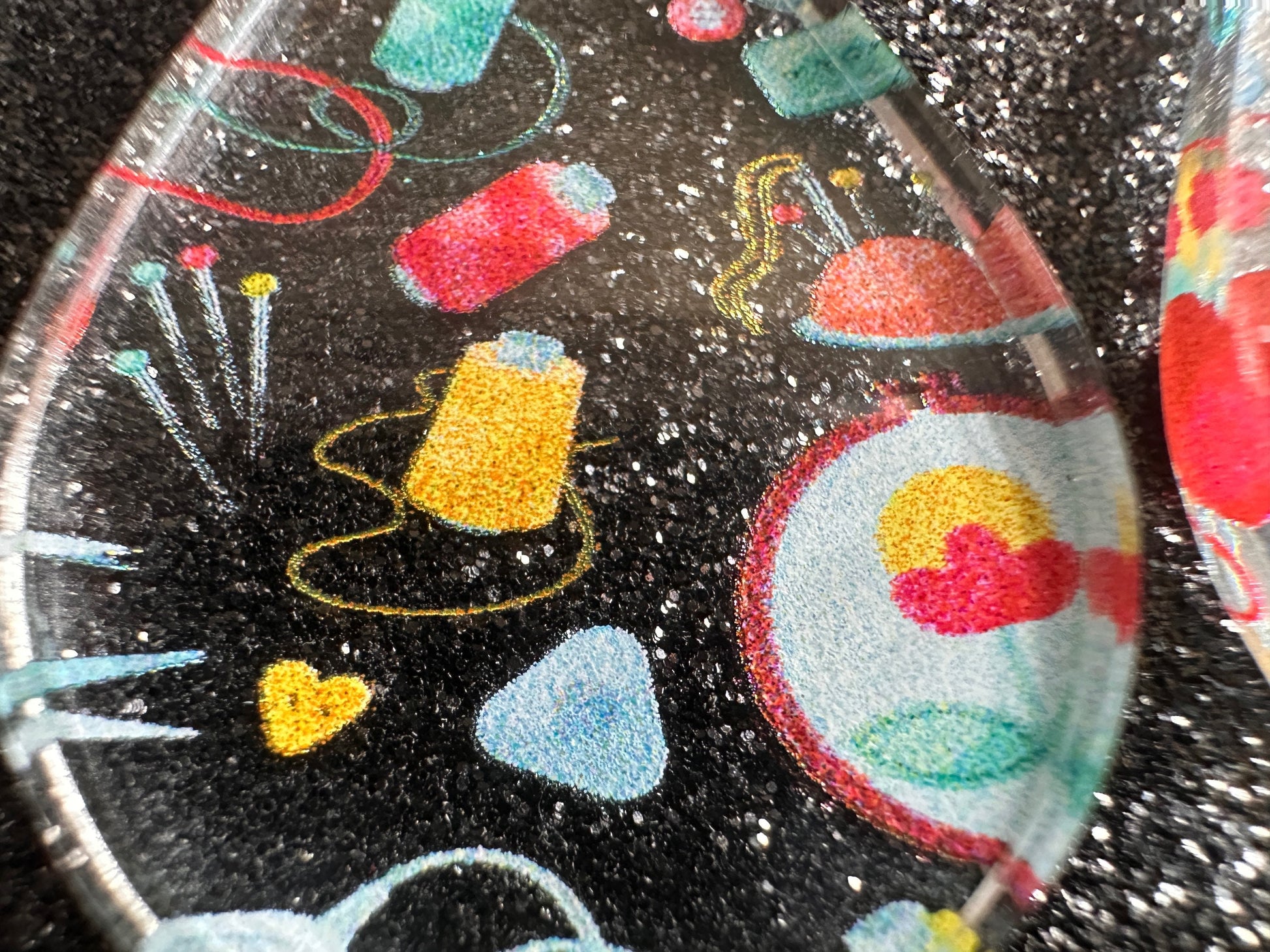 Tailor Earrings: Laser Cut Acrylic Sewing Machines, Hobby, Ruler, Yarn, Buttons, Sewing, Iron, Zipper, Needle, Best Gifts for Her/Him/Them