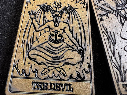 Tarot Card Earrings: Laser Cut Acrylic Cards, Game Night, Cards, Play, Fortune Telling, Card Reading, Halloween, Best Gifts for Her/Him/Them