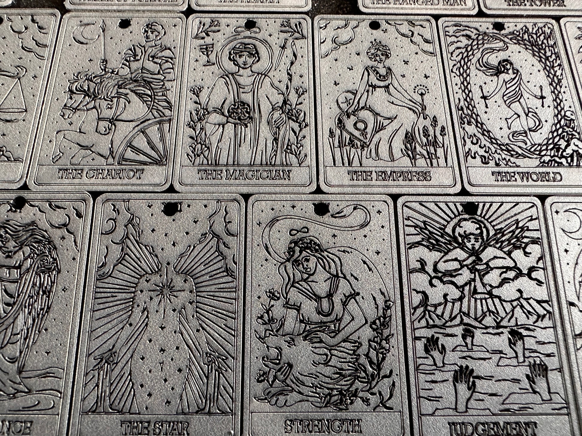 Tarot Card Earrings: Laser Cut Acrylic Cards, Game Night, Cards, Play, Fortune Telling, Card Reading, Halloween, Best Gifts for Her/Him/Them