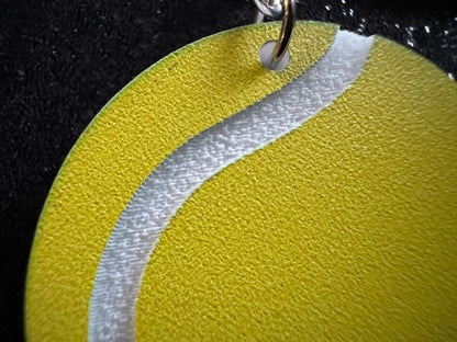 Tennis Ball Earrings: Laser Cut Acrylic Tennis Earrings, Sports, Game, Play, Hobby, Tennis Balls, Hobby, Best Gifts for Her/Him/Them