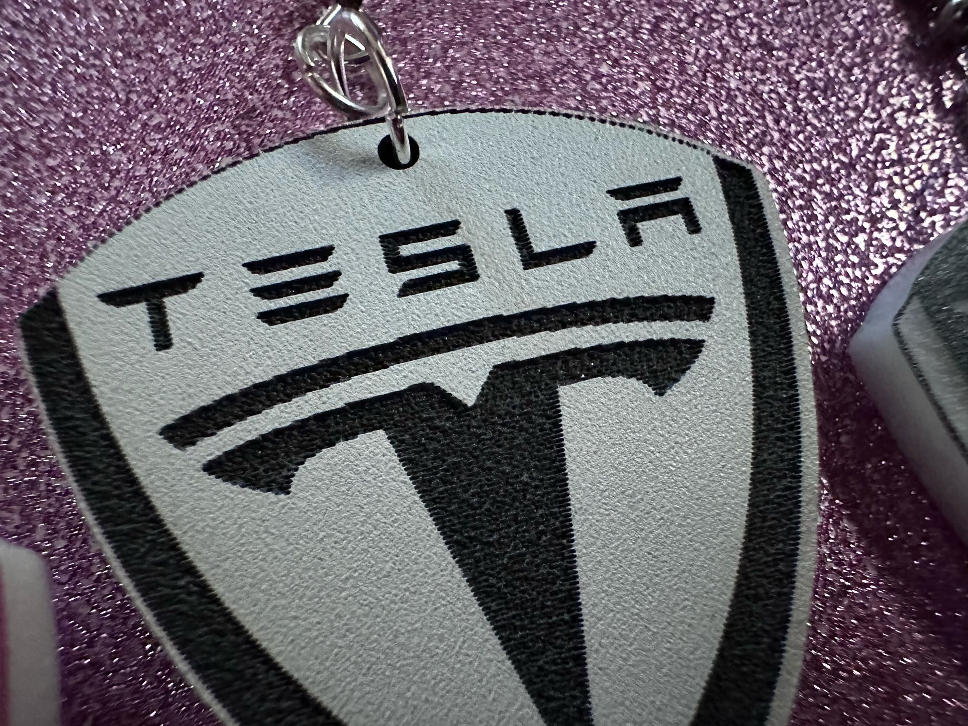 Tesla Earrings: Laser Cut Acrylic Tesla Logos, EV Earrings, Novelty, Cars, Cosplay, Elon Musk, Electric Car, Best Gifts for Her/Him/Them