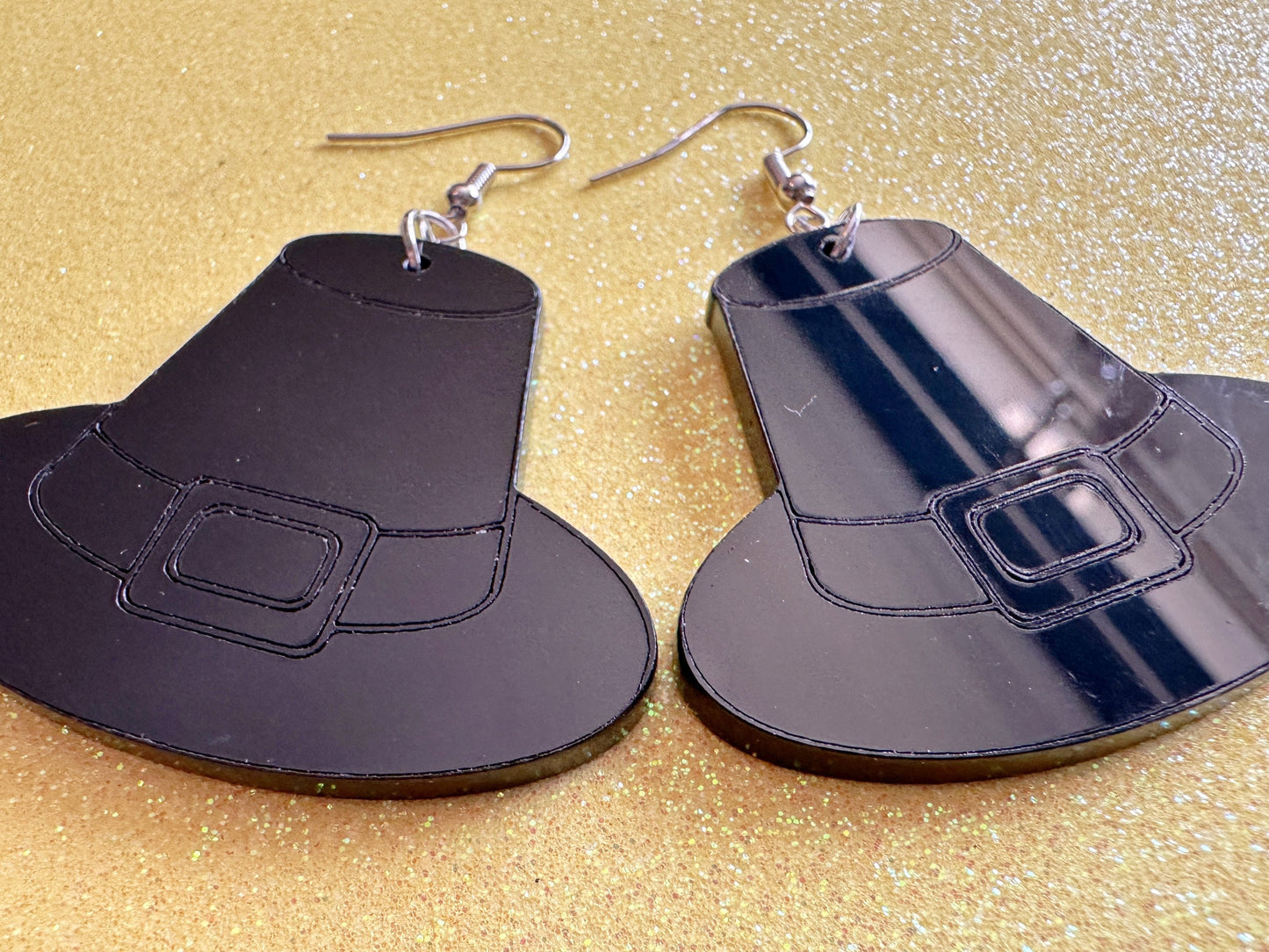 Thanksgiving Earrings: Laser Cut Acrylic Turkeys, Broiled, Leg, Hat, Holiday, Cooked, Prepared, Deep Fried, Chicken, Gifts for Her/Him/Them