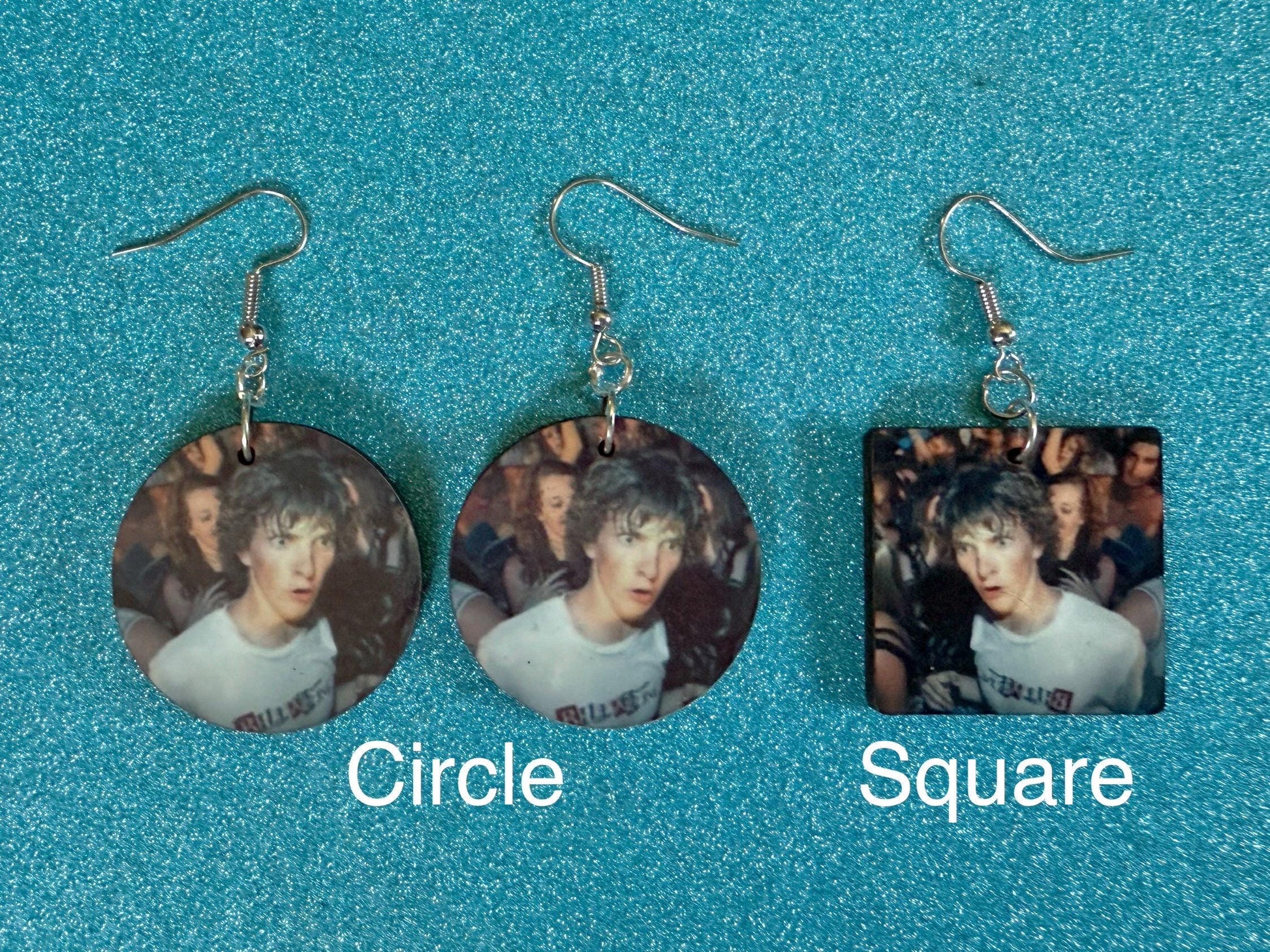 This is Fine Earrings: Laser Cut Acrylic Meme Earrings, Dog & Fire Memes, Novelty, Pop Culture, Green Earrings, Best Gifts for Her/Him/Them