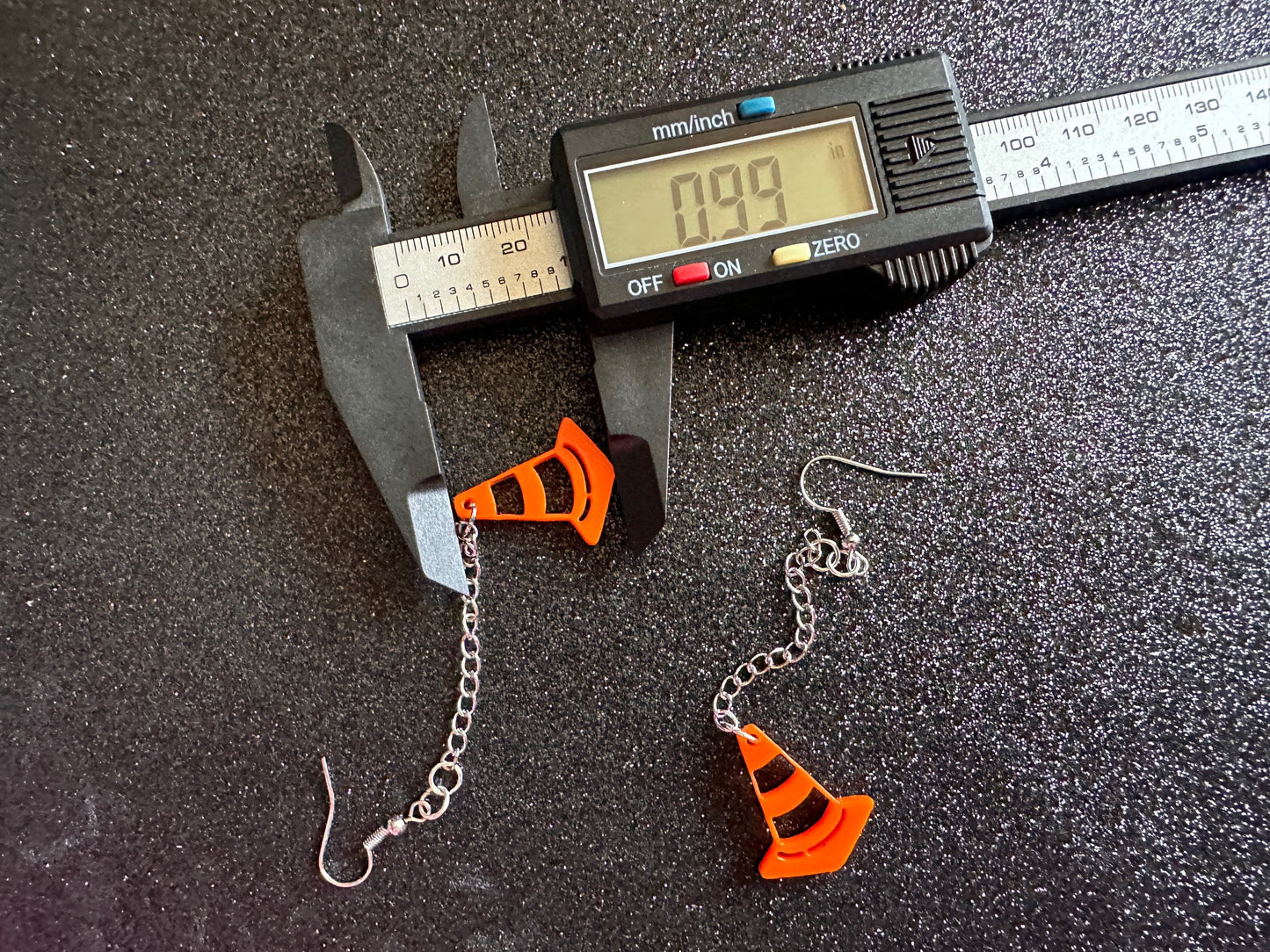 Traffic Cone Earrings: Laser Cut Acrylic Cones, Car, Driving School, Road Trip, Best Gifts for Her/Him/Them