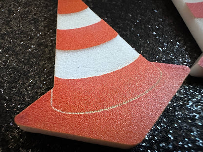 Traffic Cone Earrings: Laser Cut Acrylic Cones, Car, Driving School, Road Trip, Emergency, Emergencies, Best Gifts for Her/Him/Them