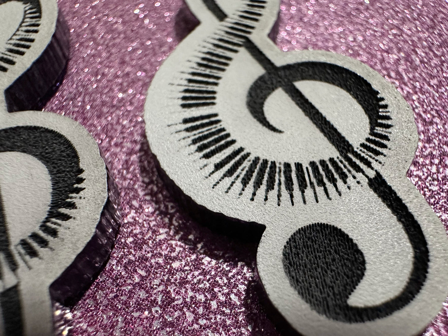 Treble Clef Music Note Earrings: Laser Cut Acrylic Treble Clefs, Piano, Classical, Concert, Musical, Musician, Best Gifts for Her/Him/Them
