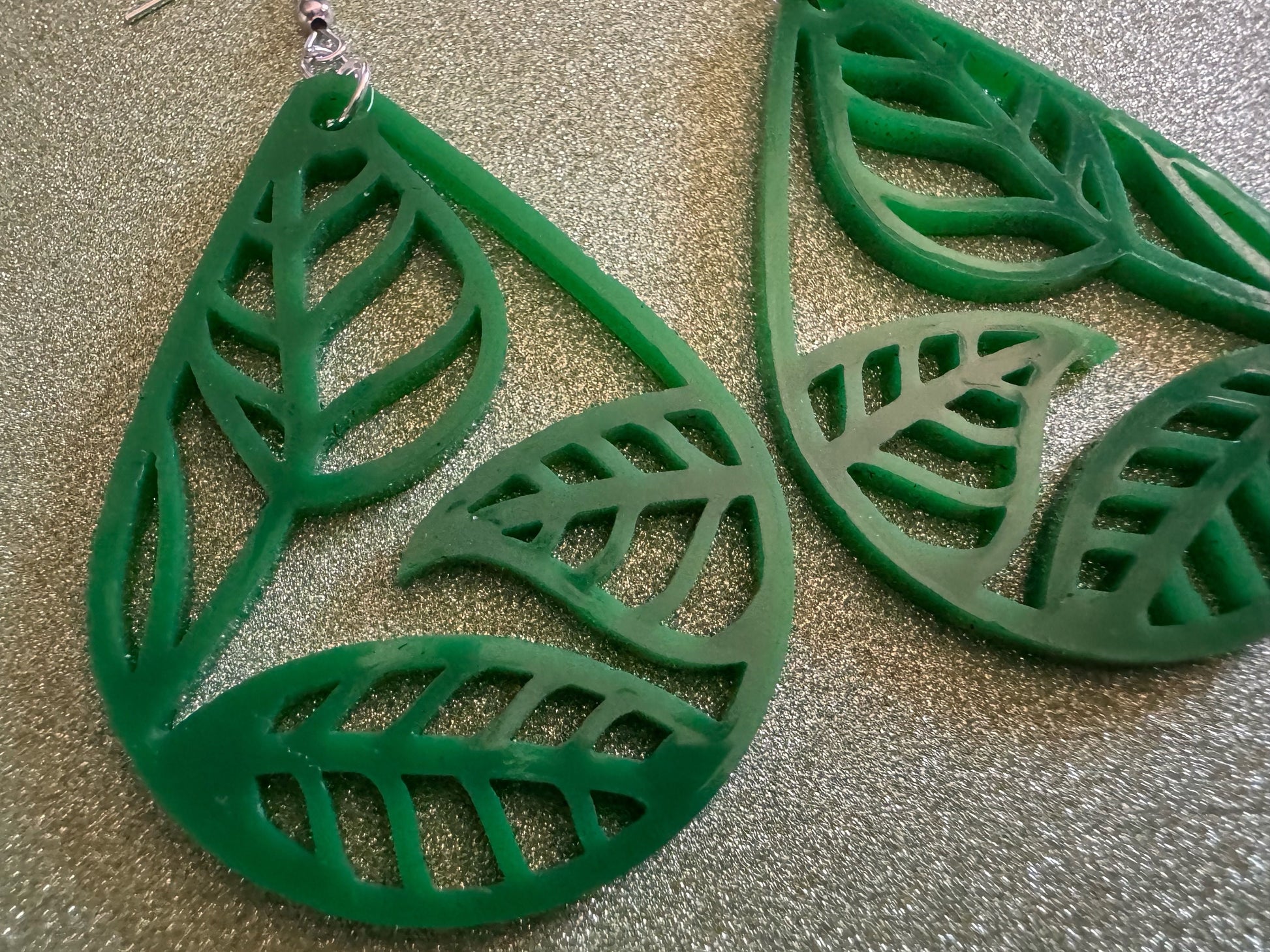 Tree Earrings: Laser Cut Acrylic Leaves & Trees, Tropical, Green Earrings, Plants, Park, Forest, Nature, Leaf, Best Gifts for Her/Him/Them